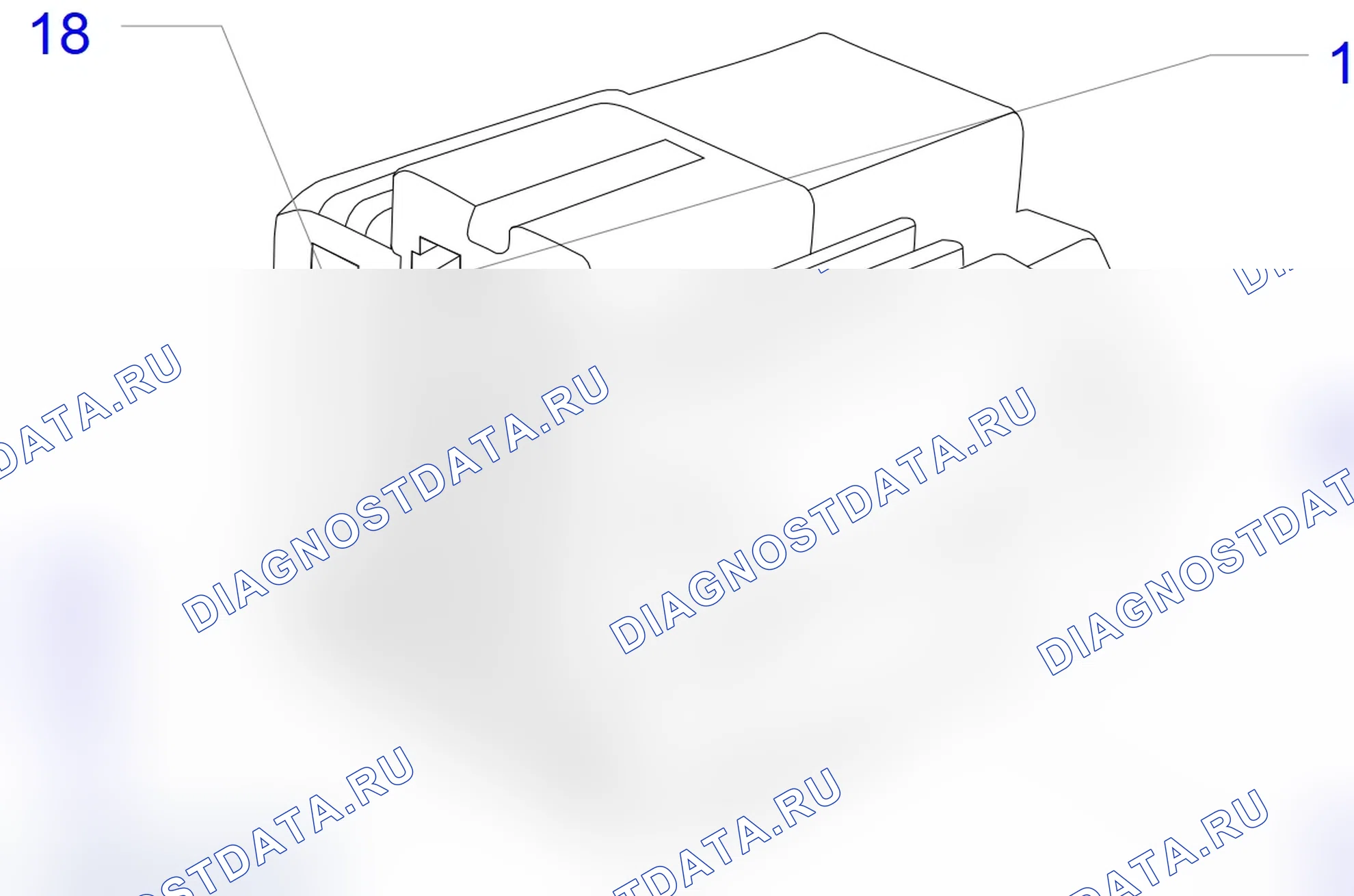 Распиновка разъёма X601.2. Opel Antara I рестайлинг