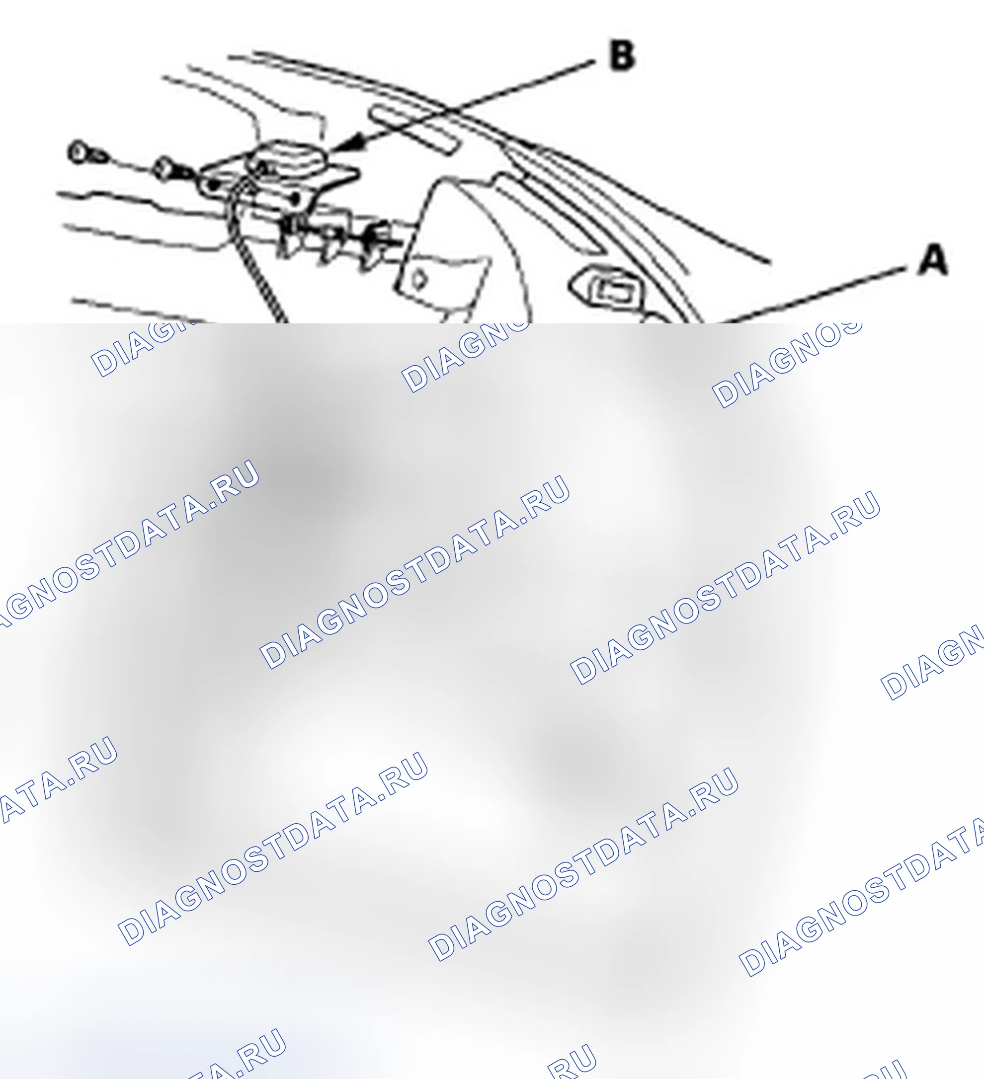 Рис. 21: Снятие / установка антенны GPS. Honda Civic VIII