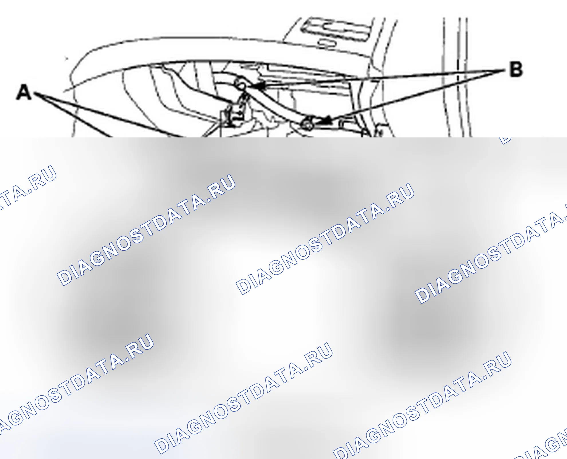 Рис. 87: Демонтаж / монтаж воздуходувного блока. Honda Crosstour I