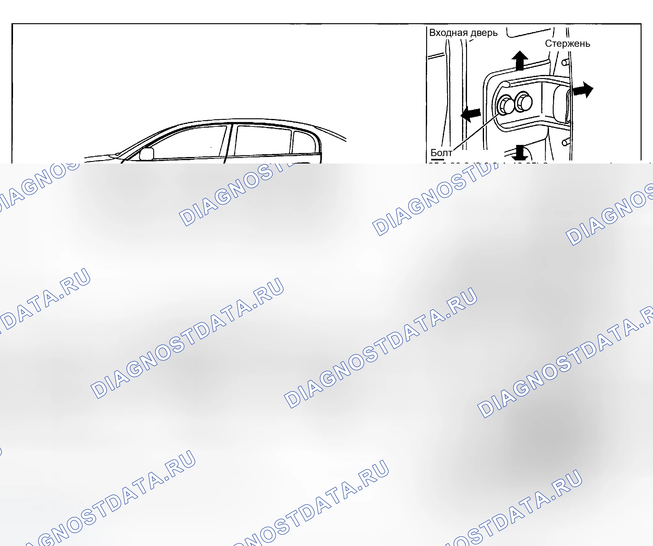 Рис. 134: РЕГУЛИРОВКА ФИТИНГА. Infiniti G35 III