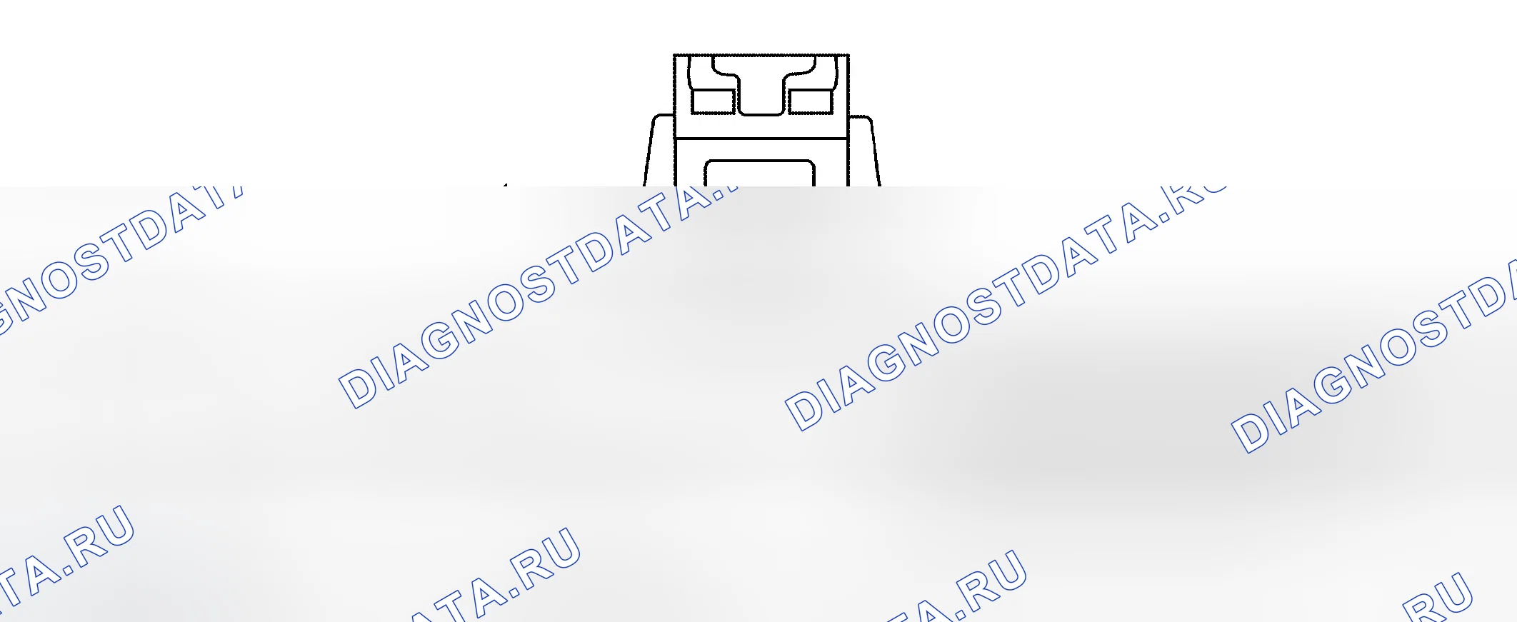 Рис. 2: Сетка размораживания заднего окна C402a и C402b. Ford Escape I рестайлинг