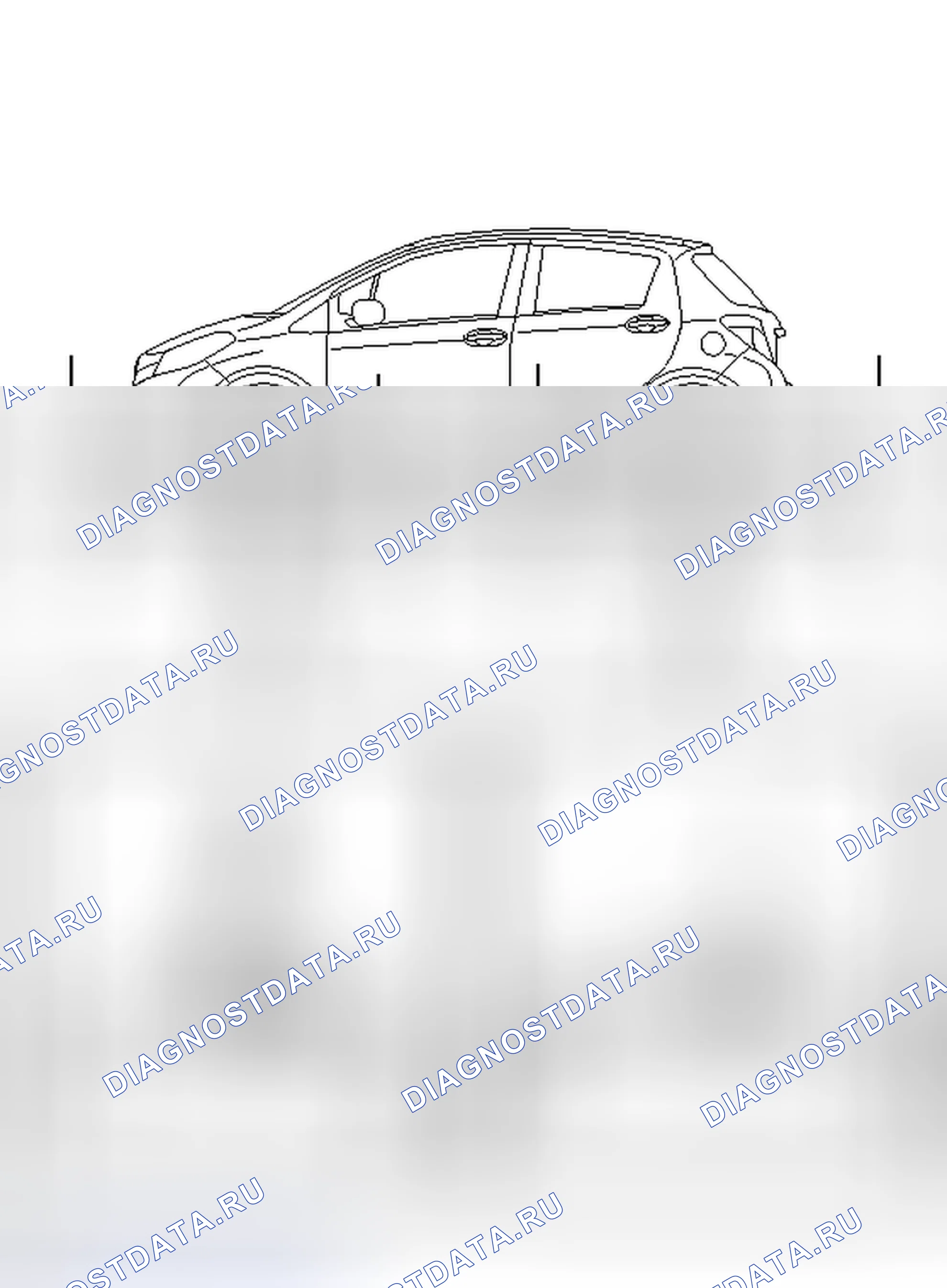 Рис. 13: РЕГУЛИРОВКА Развал-схождения подвески. Toyota Yaris III