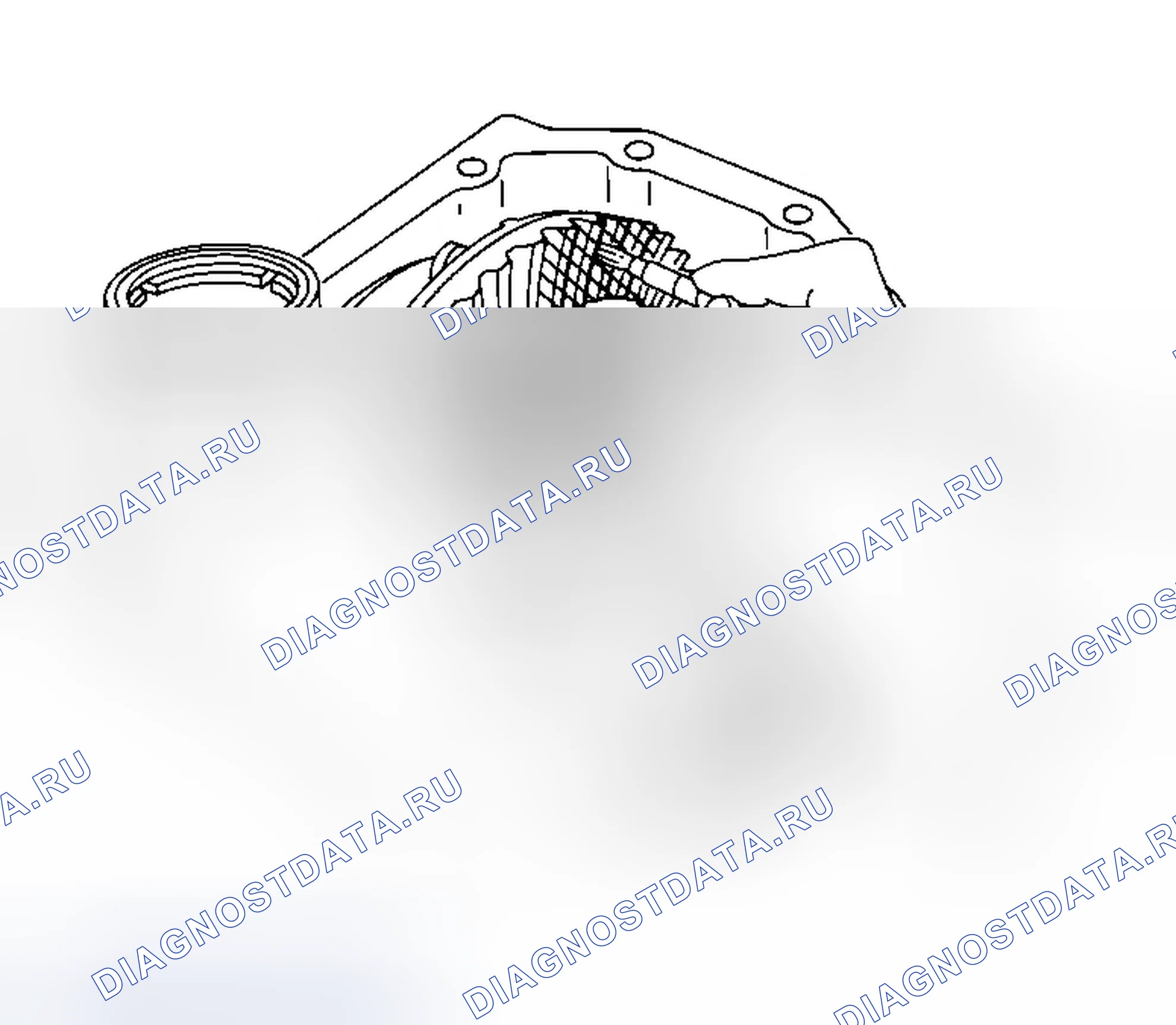 Рис. 37: Зубчатый контакт. Infiniti M45 III