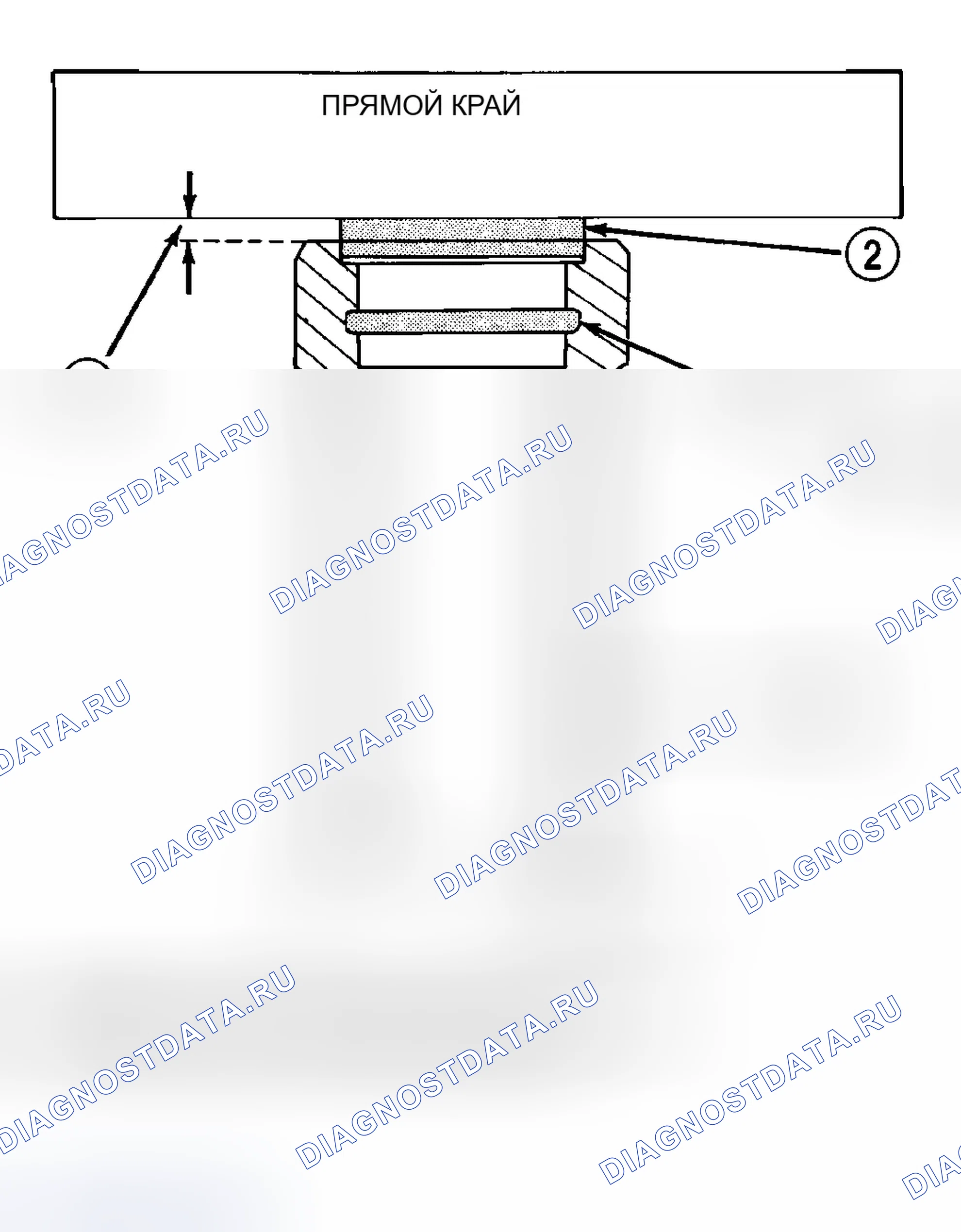 Рис. 65: ВЫБОР ПРОКЛАДКИ ВЫХОДНОГО ФЛАНЦА. Dodge Grand Caravan IV
