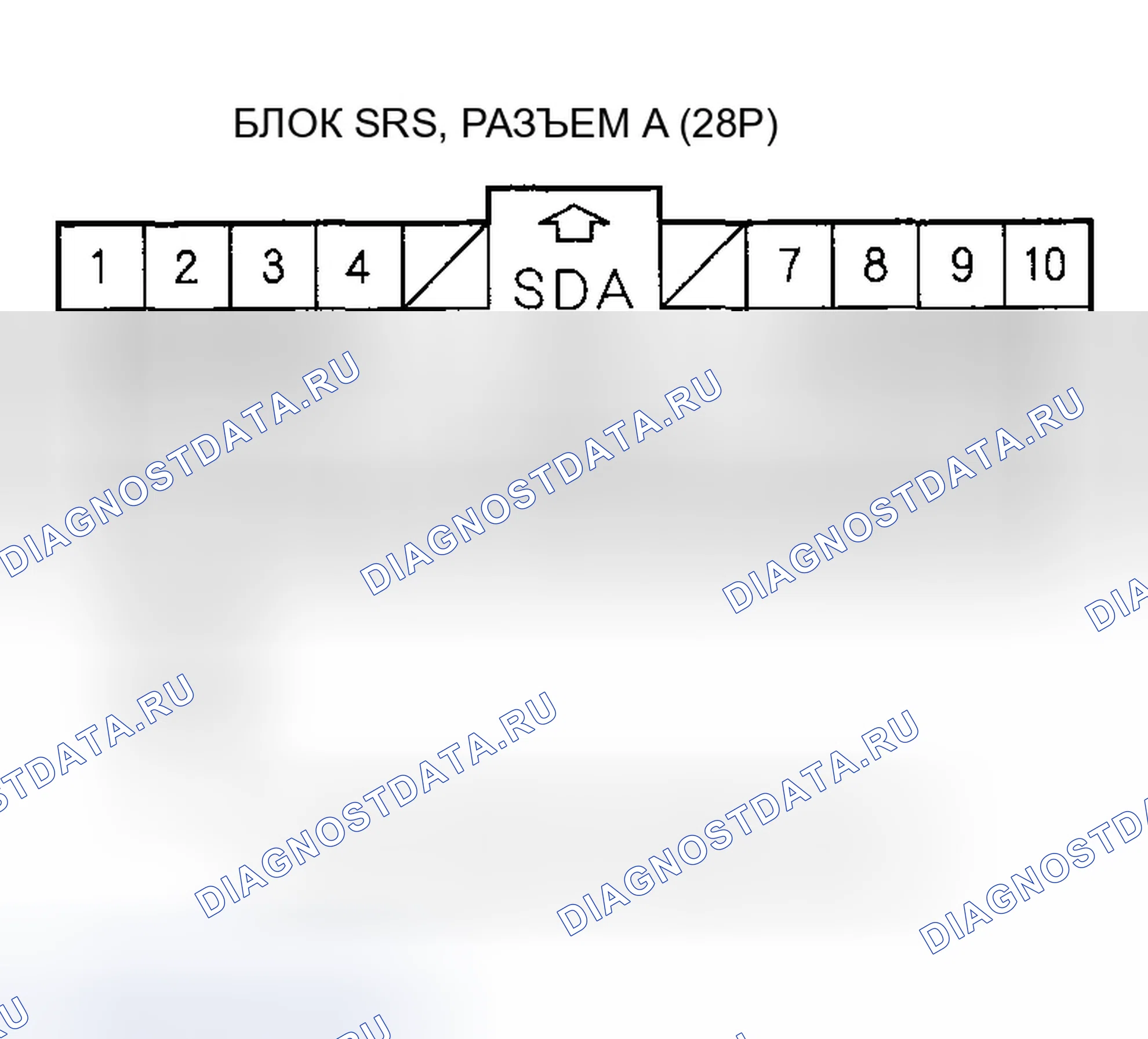 Рис. 252: расшифровка кода ошибки A2-1x (от A2-10 до A2-19, от A2-1A до A2-1f): Неисправный источник питания (линия Vb). Honda Accord VII