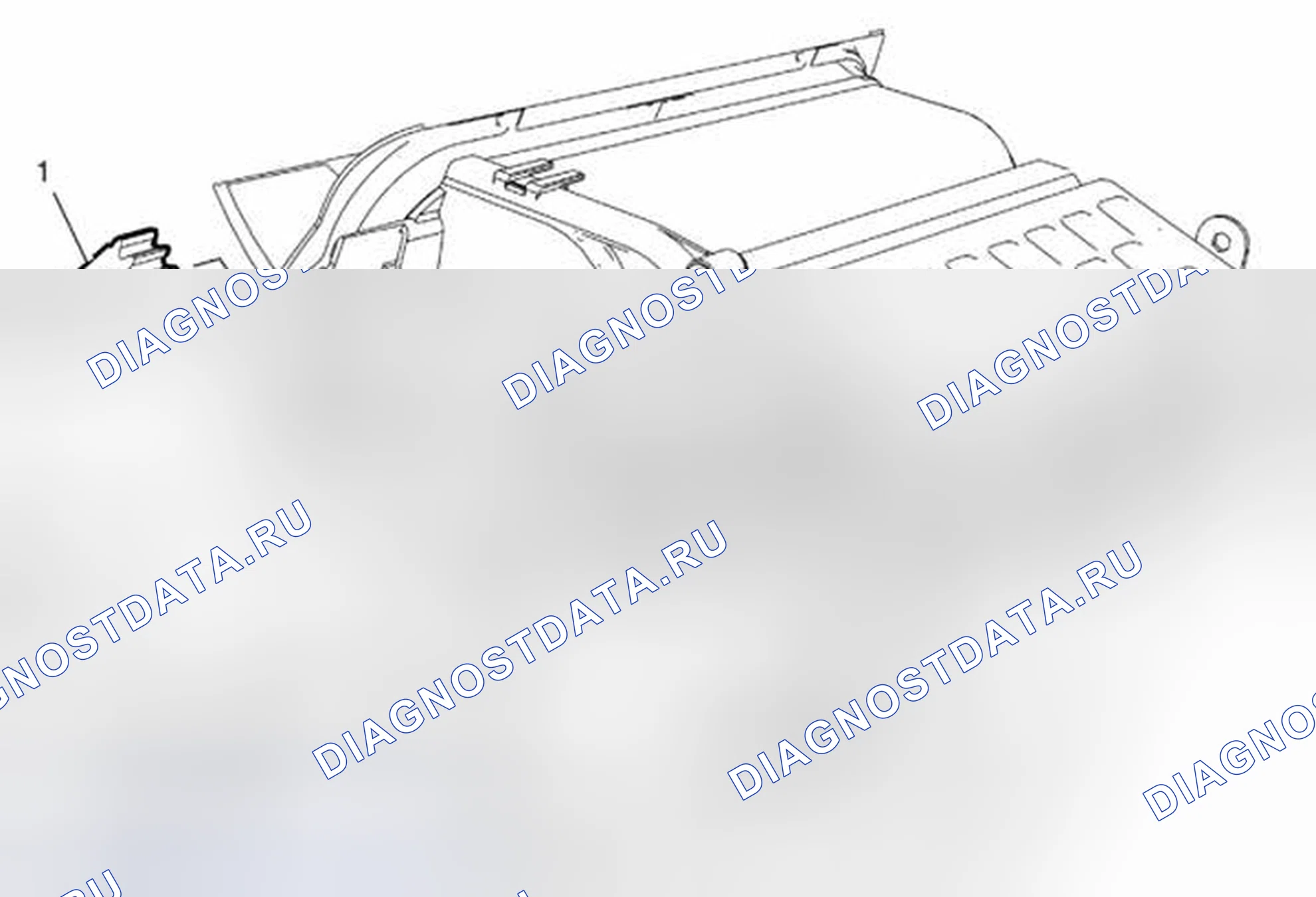 Рис. 55: Замена рычага впускного клапана воздуха - задний. Chevrolet Orlando I