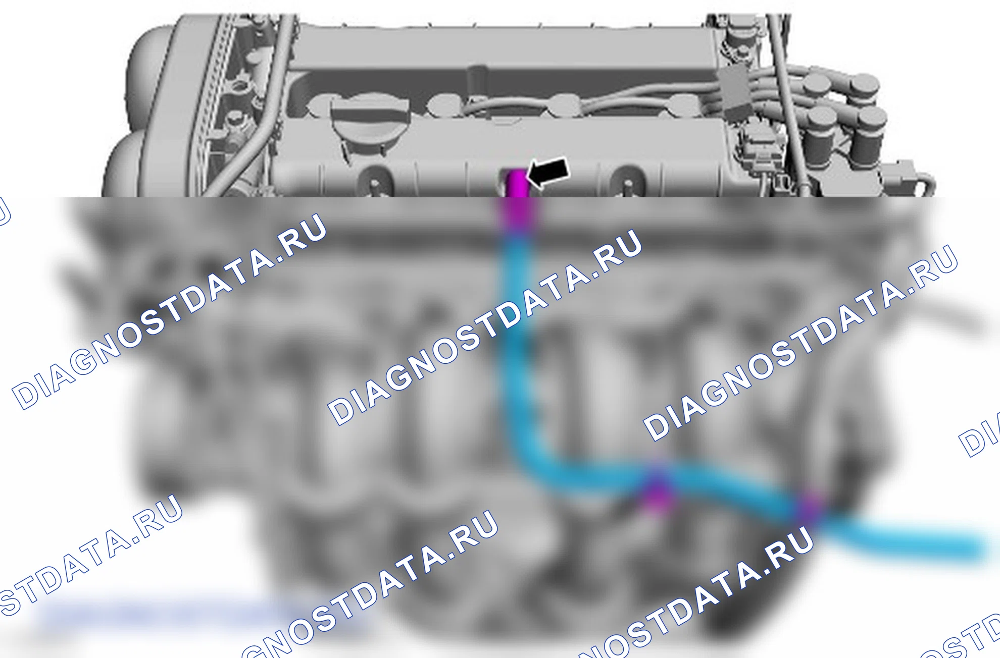 Как снять и установить жгут электропроводки двигателя. Ford Grand C-MAX II