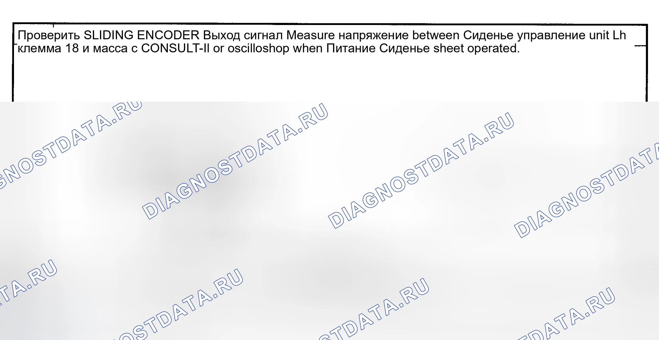 Рис. 4: ДИАГНОСТИЧЕСКАЯ ПРОЦЕДУРА 2 (ПРОВЕРКА СКОЛЬЗЯЩЕГО ЭНКОДЕРА). Nissan Maxima A33