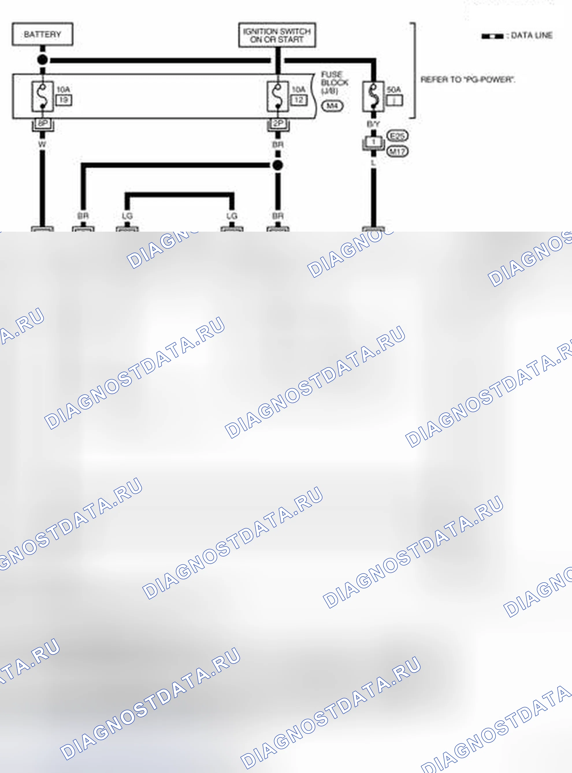 Рис. 29: электросхема - Gw-DEF-01. Nissan Sentra B16