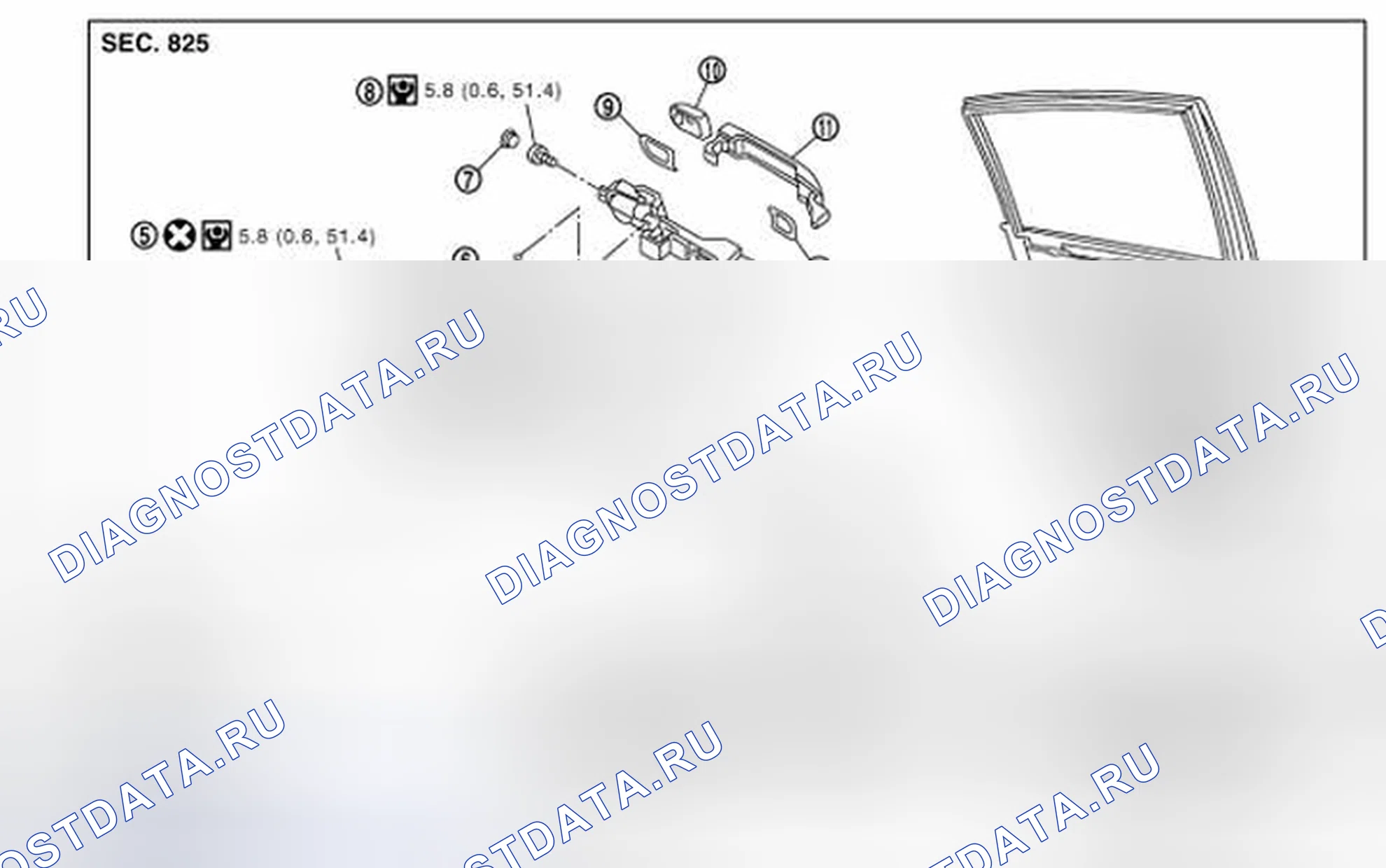 Рис. 90: Расположение компонентов. Honda UR-V I