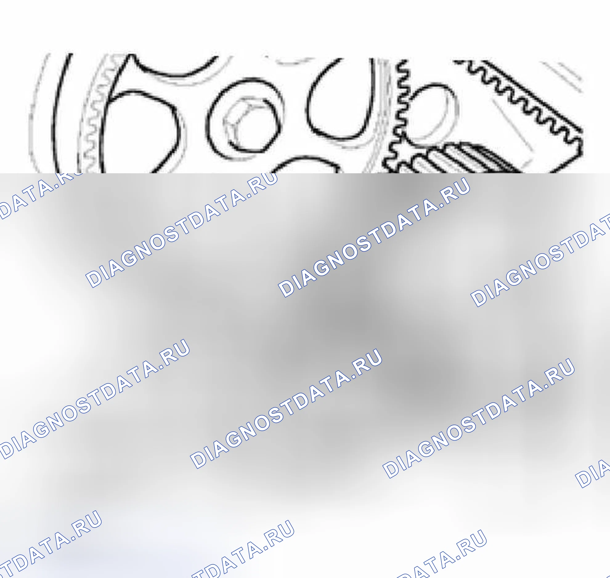 Рис. 72: Натяжной зубчатый ремень. Volkswagen Golf Mk4