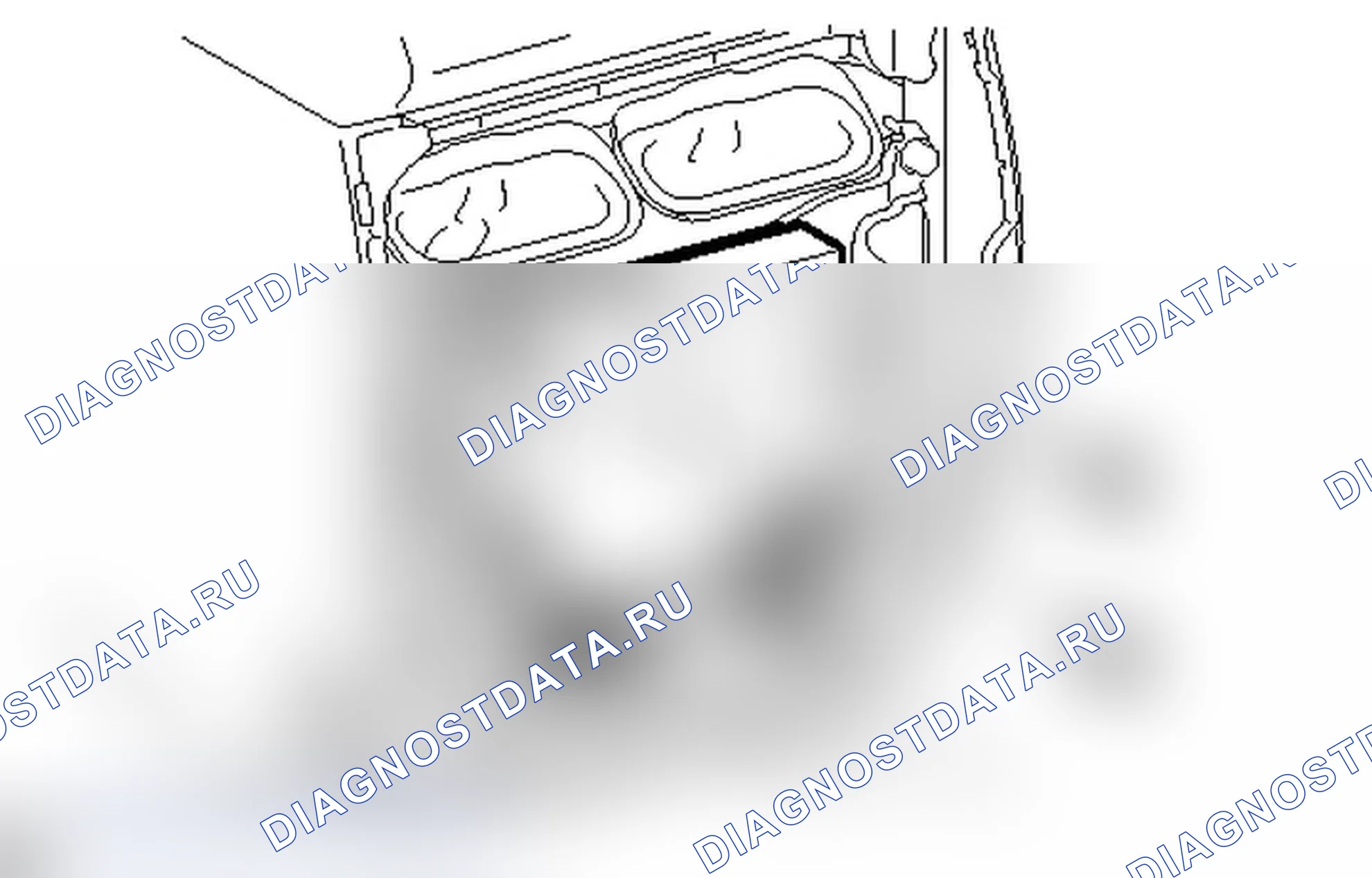 Рис. 253: ДЕМОНТАЖ. Toyota Land Cruiser 200 рестайлинг