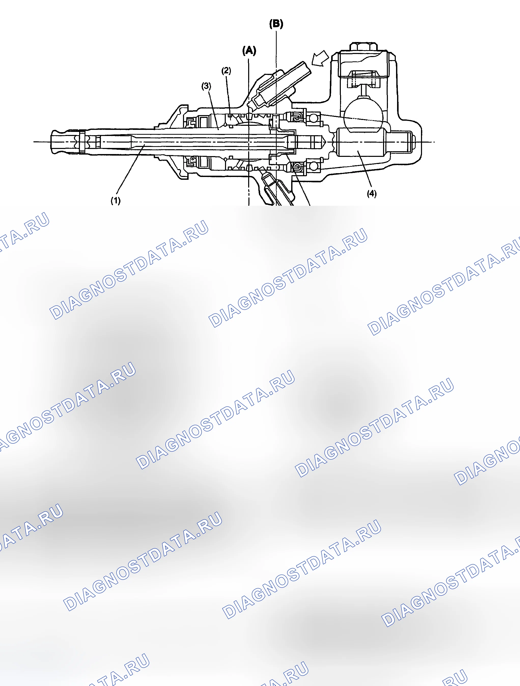 Рис. 197: ПОВОРОТНЫЙ РЕГУЛИРУЮЩИЙ КЛАПАН. Subaru Impreza WRX GD/GG рестайлинг