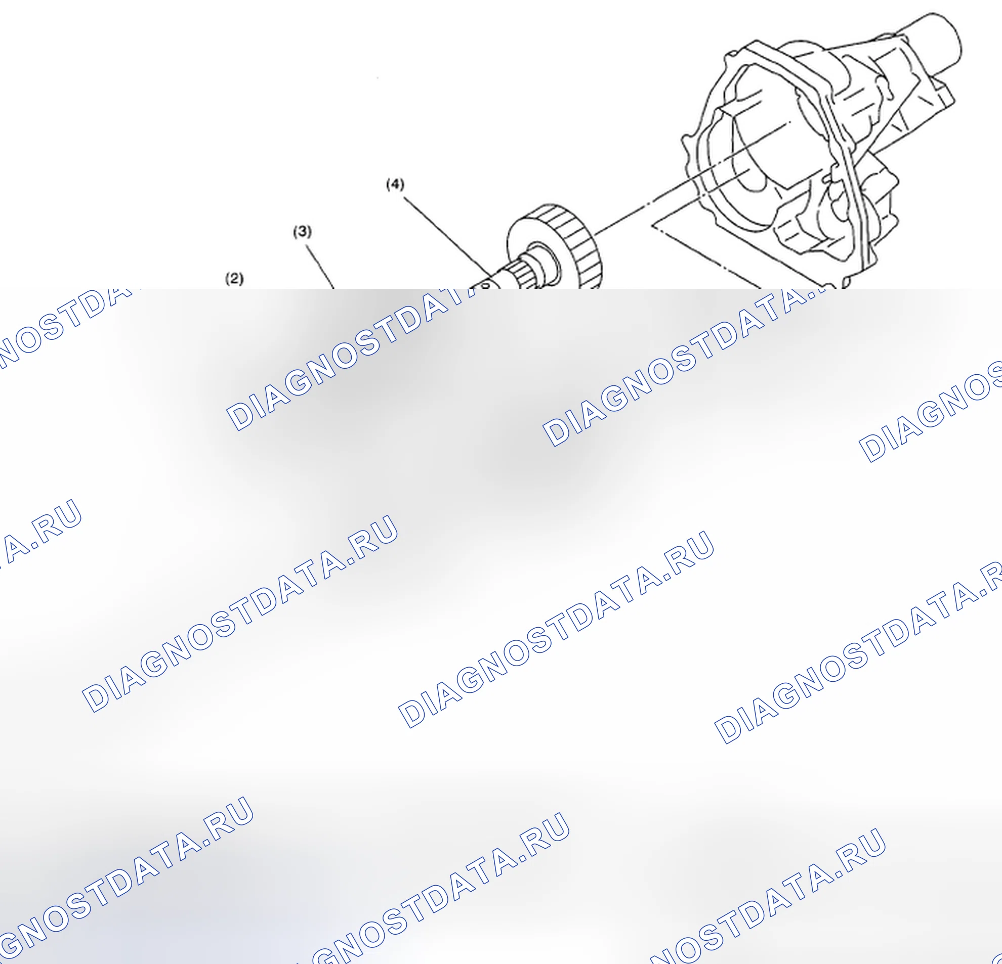 Рис. 585: РЕДУКТОР. Subaru Legacy BL/BP рестайлинг