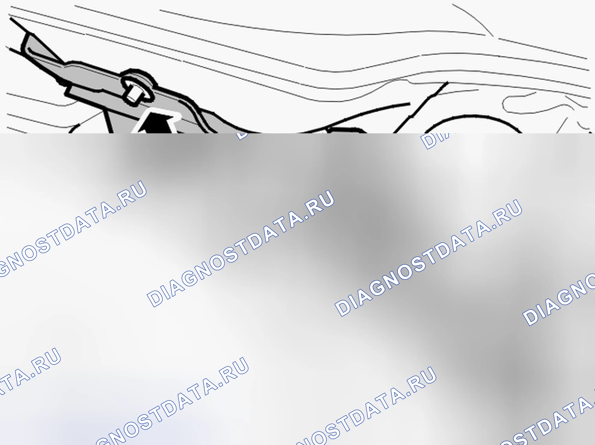 Рис. 113: УСТАНОВКА ЗАЩИТНЫХ КРЫШЕК. Volvo S40 II