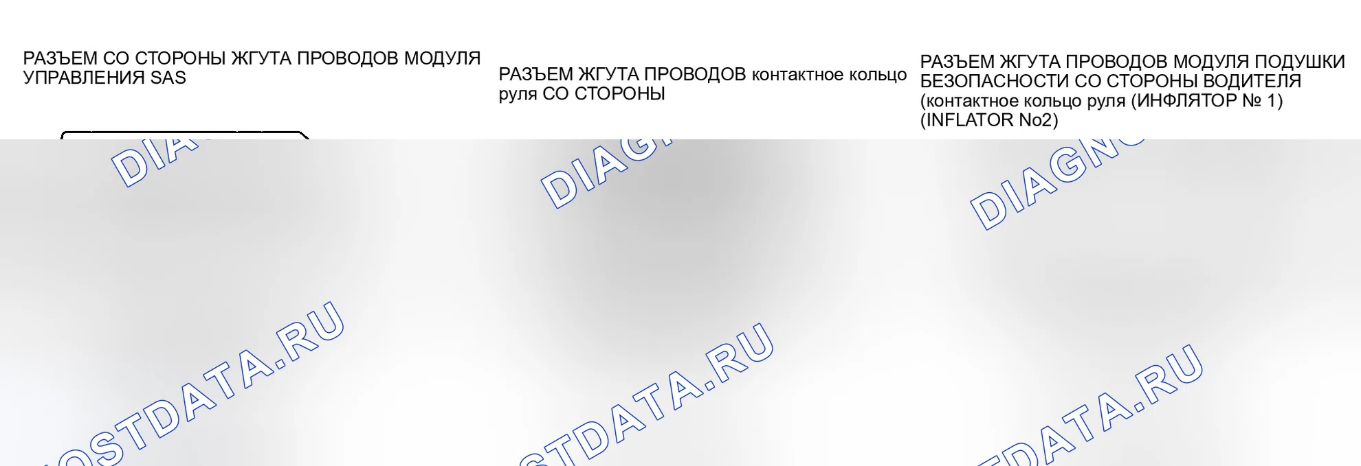 Рис. 112: расшифровка кода ошибки B2228, B2230, xtaгx2, xтагх3 B2232 B2234. Mazda 5 I