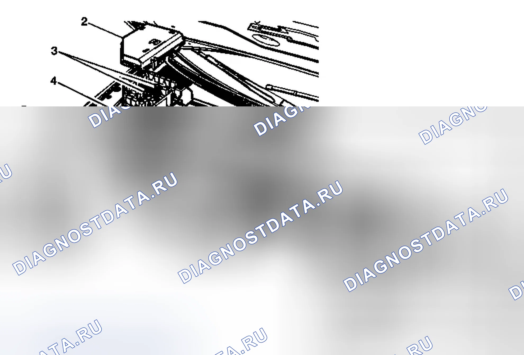 Рис. 14: Замена электрического центра под капотом или распределительного блока. GMC Acadia I рестайлинг