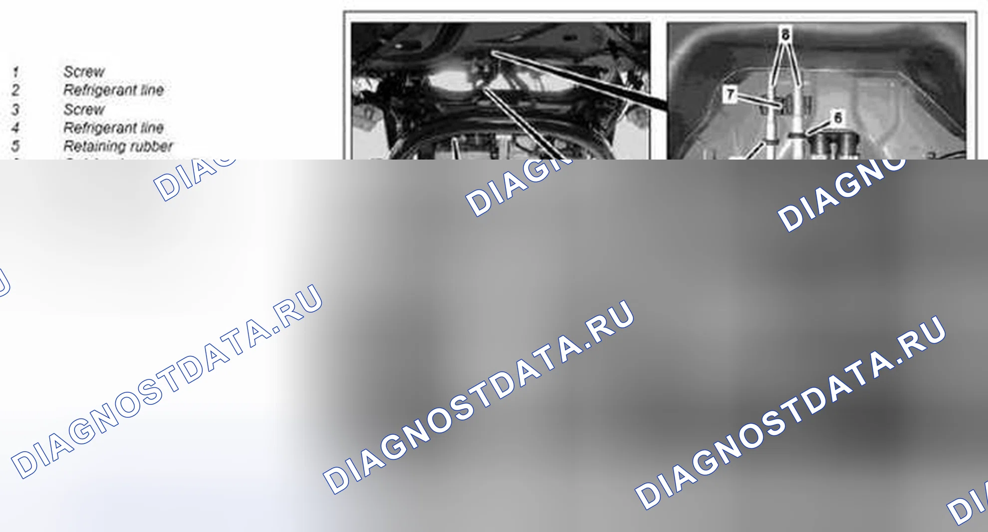 Рис. 139: Демонтаж / монтаж трубопроводов хладагента на компрессоре хладагента - AR83.30-P-7810MCU. Kia Soul I