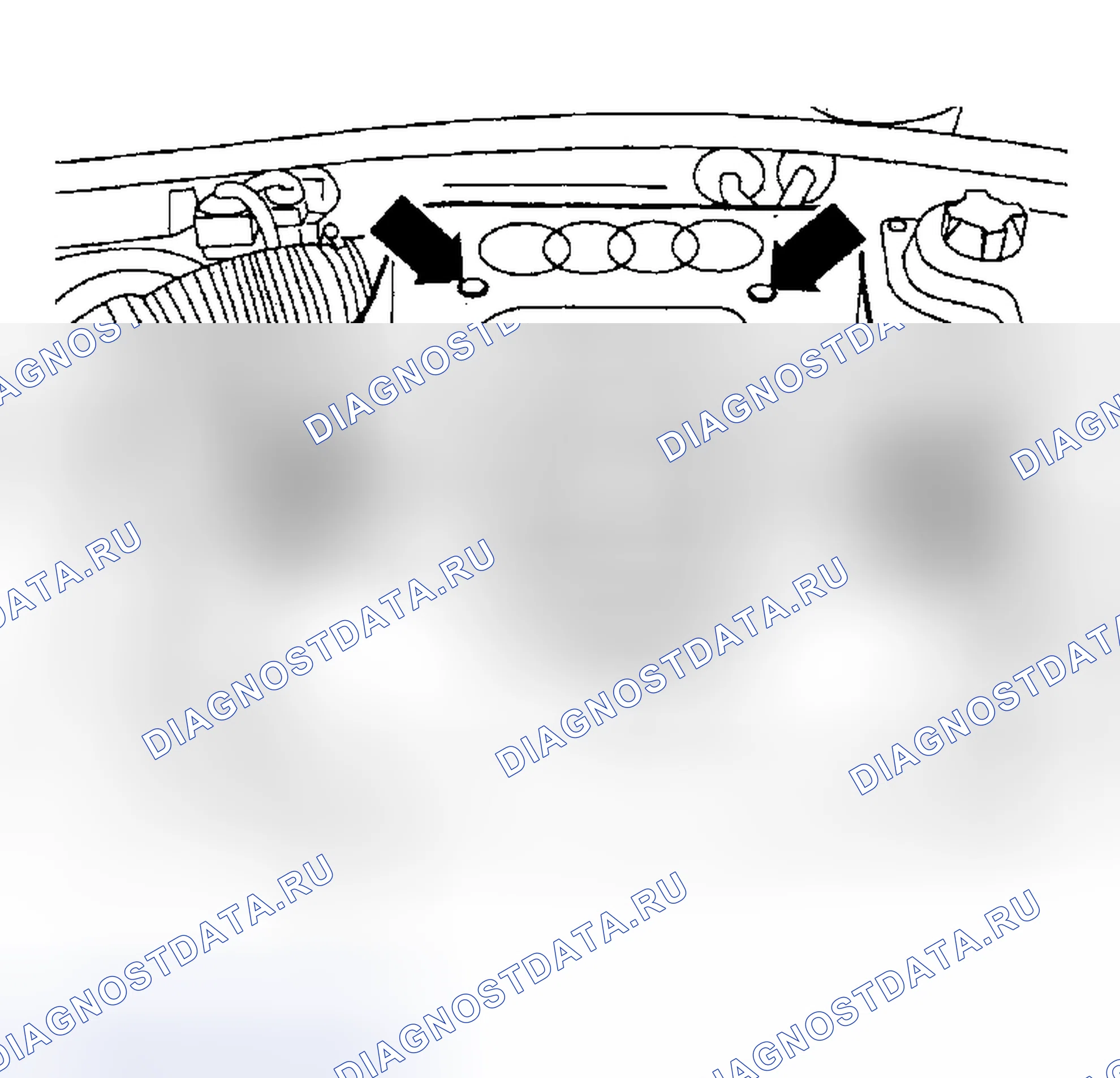 Рис. 149: Демонтаж. Audi A4 B5 рестайлинг