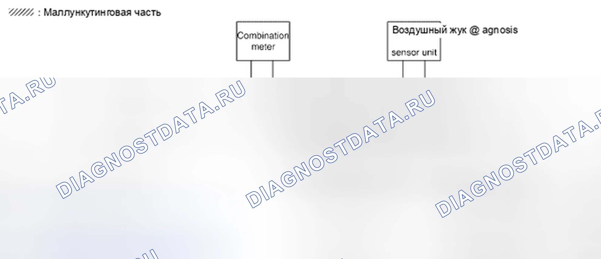 Рис. 166: Схема системы связи CAN - случай 2. Honda Odyssey I
