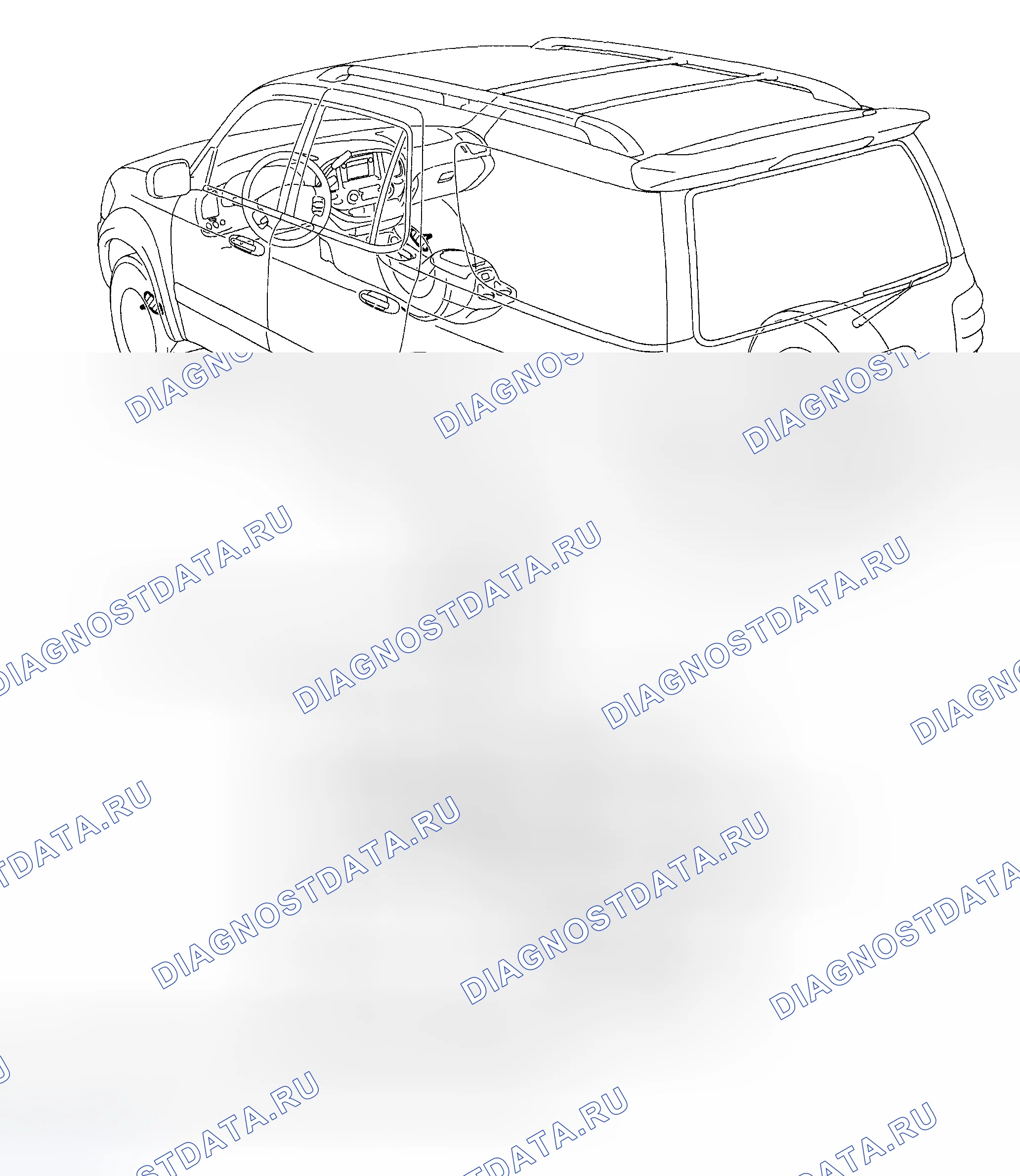 Рис. 315: КОМПОНЕНТЫ. Toyota Sequoia I рестайлинг