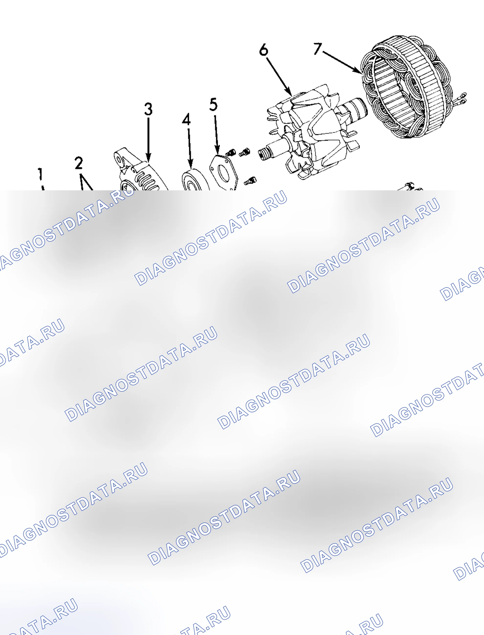 Рис. 7: КАПИТАЛЬНЫЙ РЕМОНТ системы зарядки электрооборудования. Subaru Outback BH