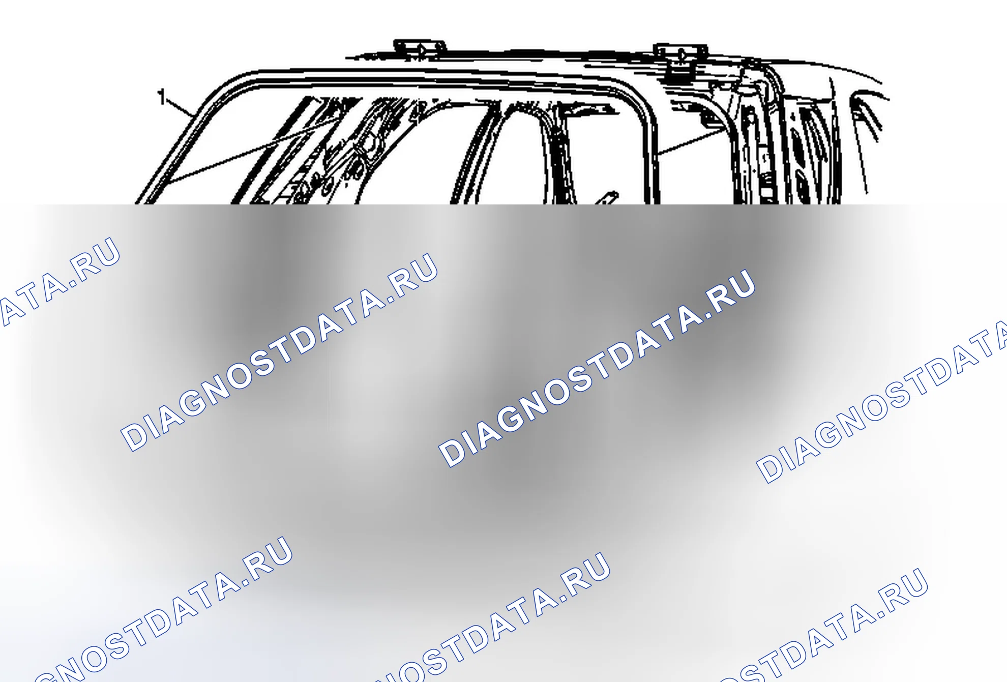 Рис. 62: Замена Weatherstrip дверь багажника. Chevrolet Equinox II