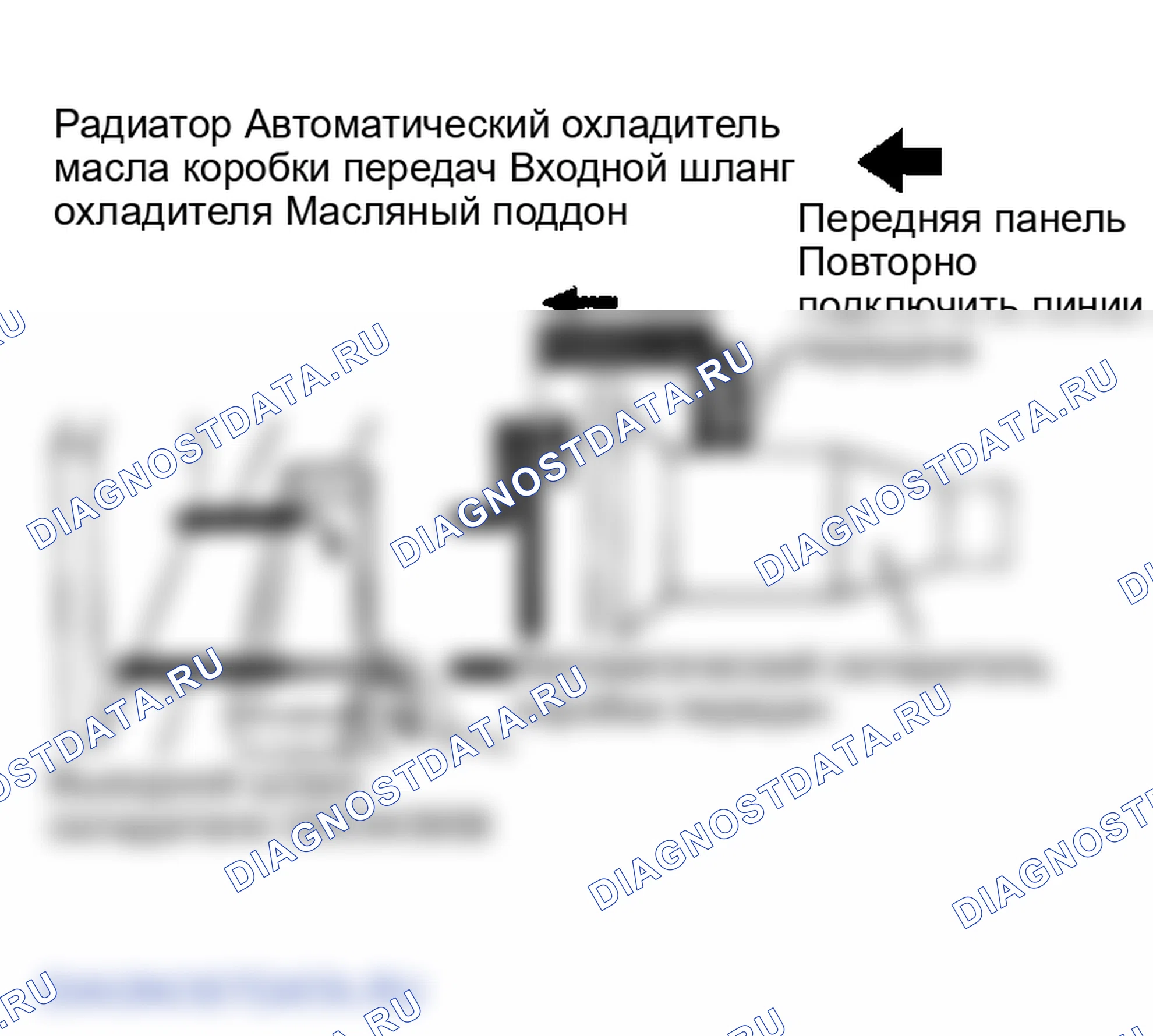 Рис. 3: Процедура диагностики охладителя жидкости A / T. Infiniti FX35 I