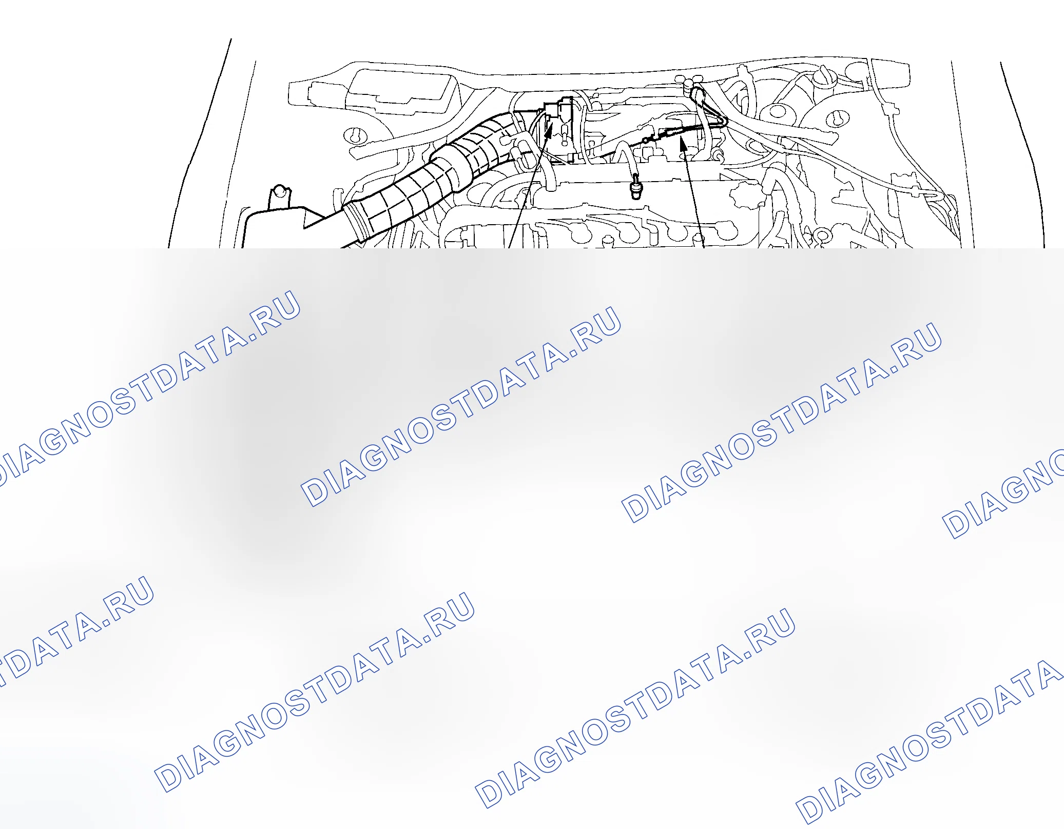 Рис. 1: Указатель расположения компонентов. Honda Accord VI