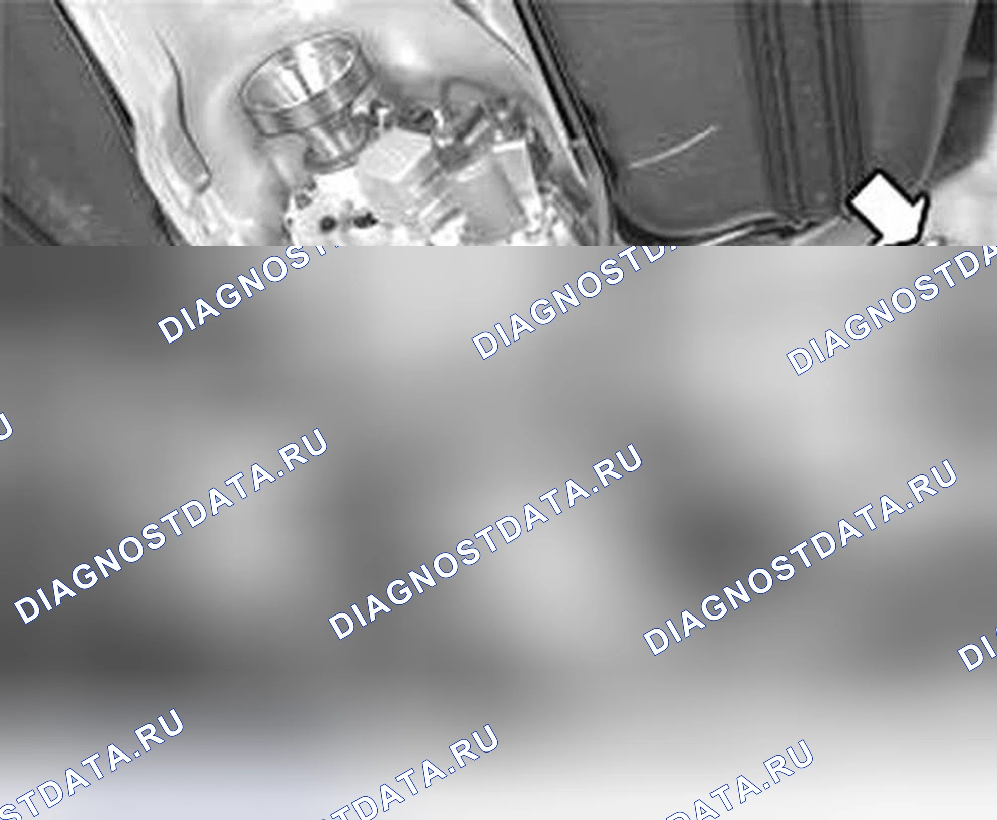 Рис. 619: Установка стабилизатора поперечной устойчивости на элементе задней оси (с обеих сторон). Volvo S80 I рестайлинг