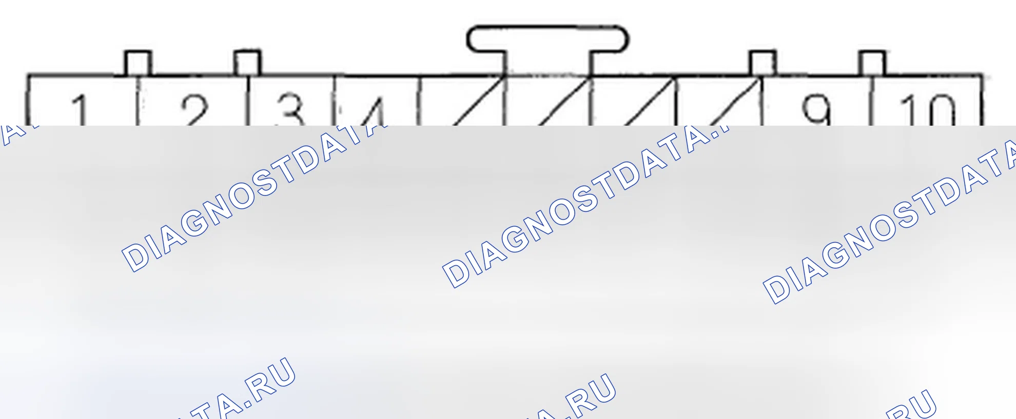 Рис. 48: Входы и выходы блока управления TPMS для разъема B (20P). Honda Odyssey IV