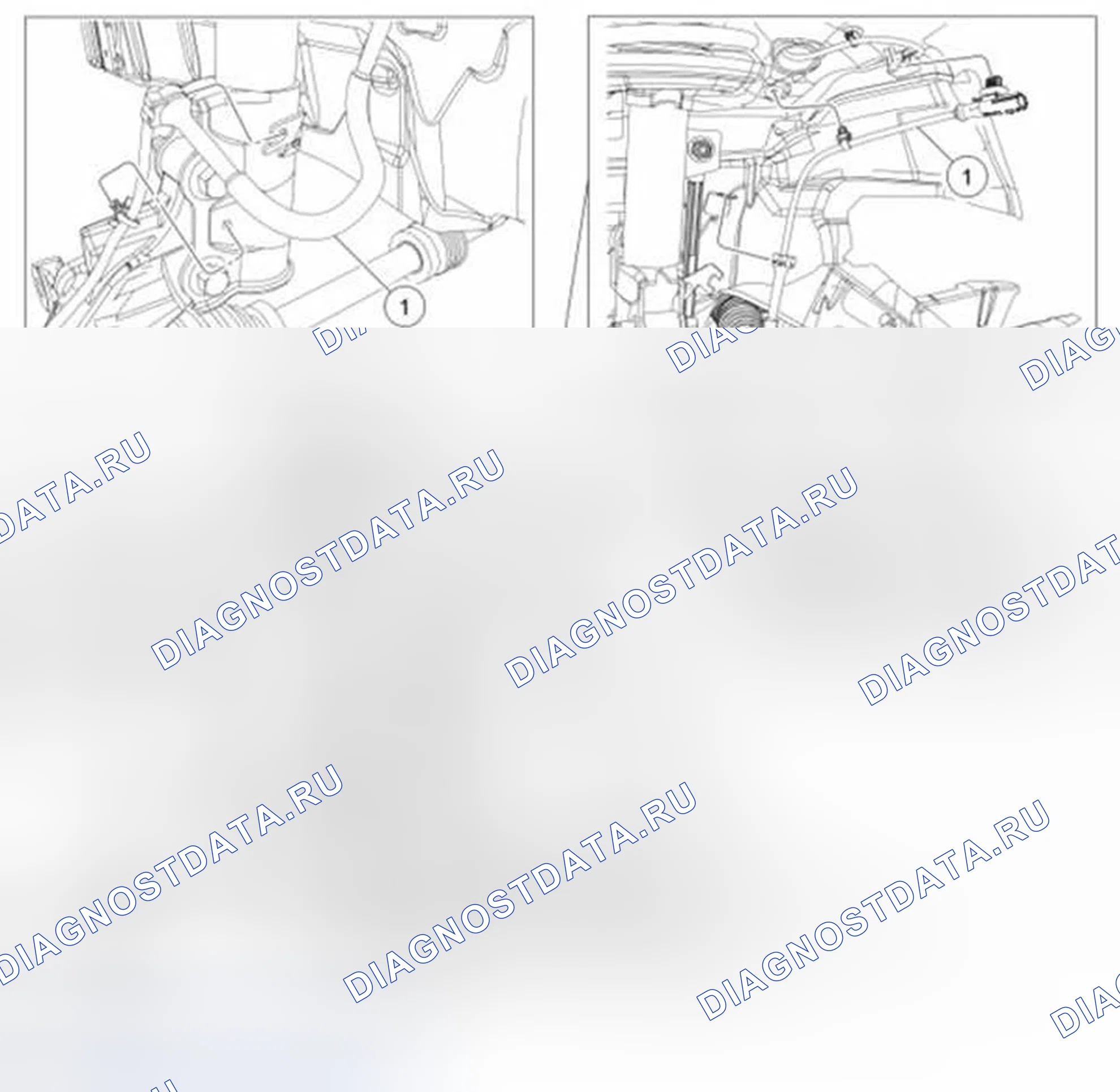 Рис. 28: Датчик скорости колеса - передний. Ford Fiesta Mk6