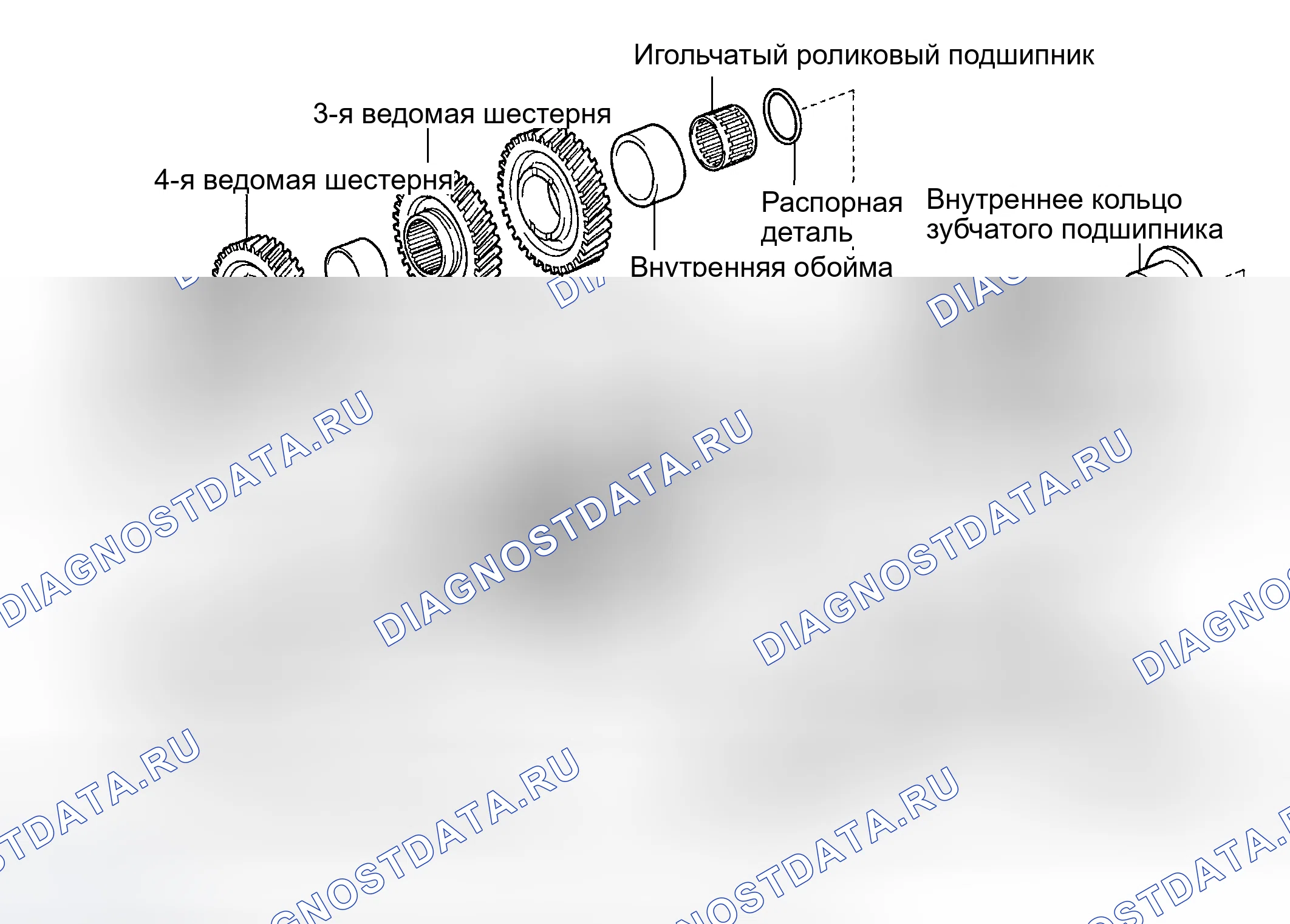 Рис. 168: КОМПОНЕНТЫ. Toyota RAV4 II рестайлинг