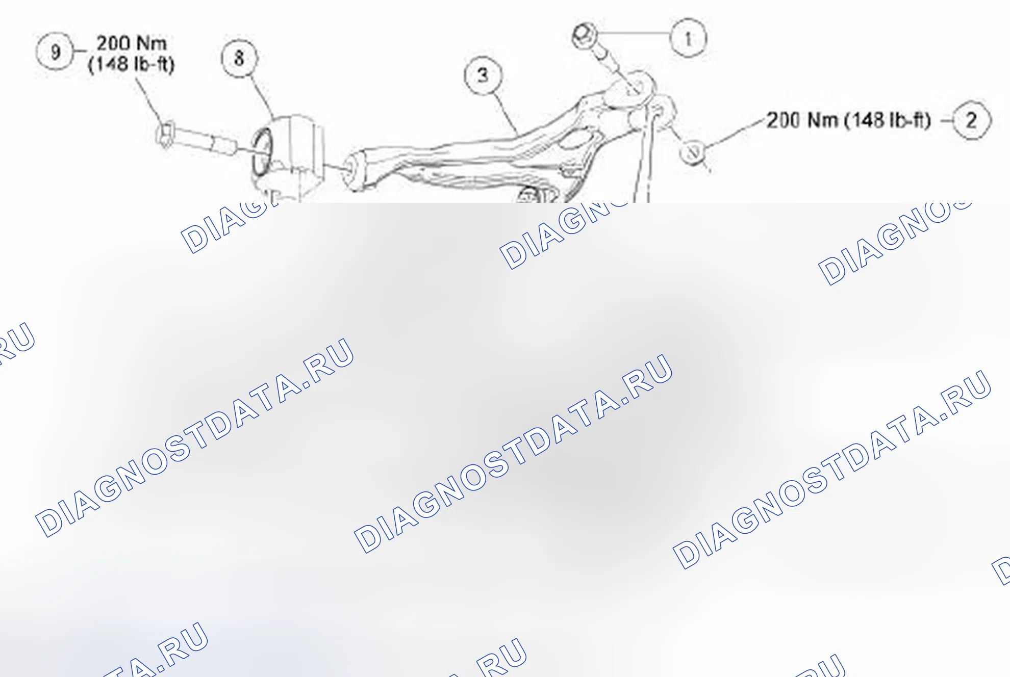 Рис. 4: Плечо. Ford Taurus VI