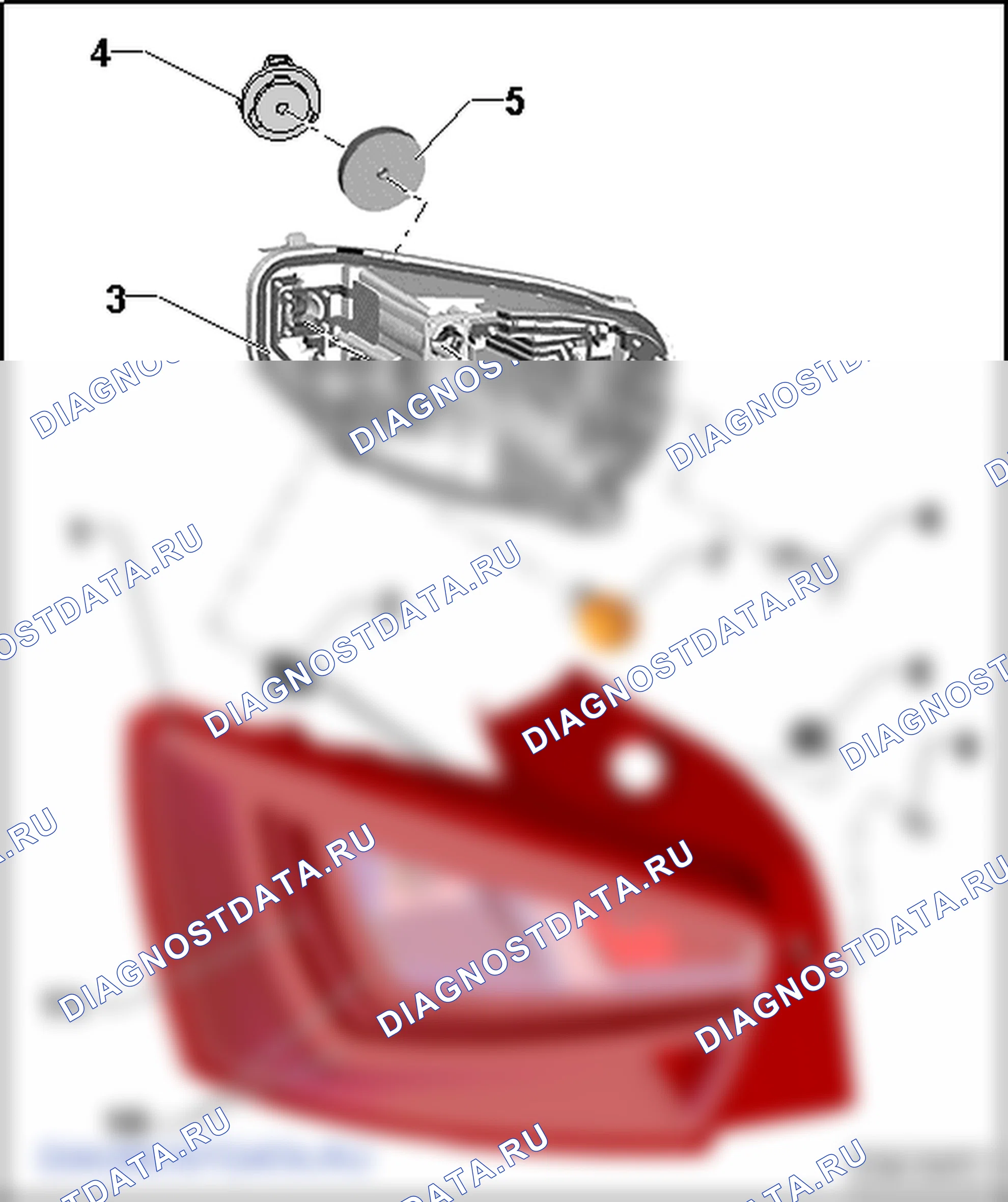 Хвостовой огонь. SEAT Ibiza IV