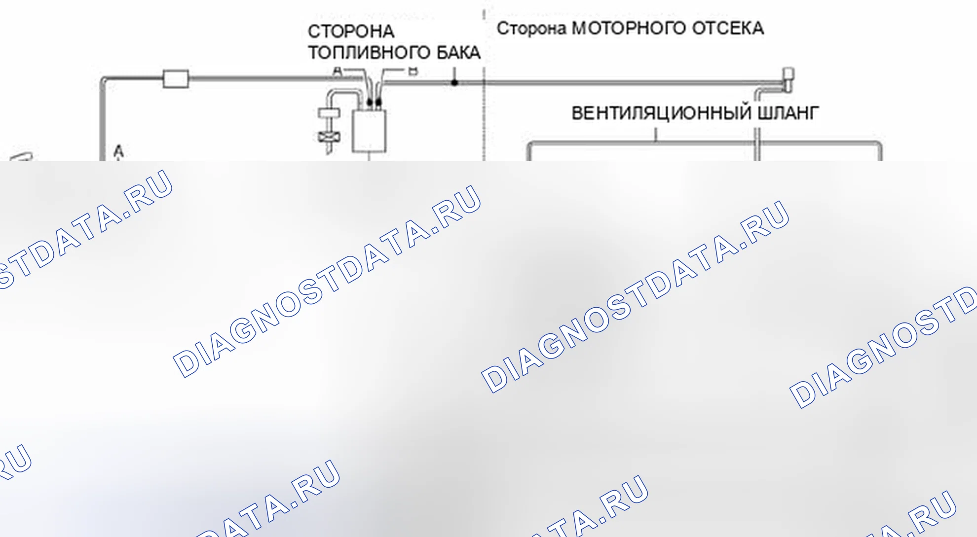 Рис. 56: Идентификация быстроразъемного соединителя (система эмиссии). Mazda 3 BL рестайлинг
