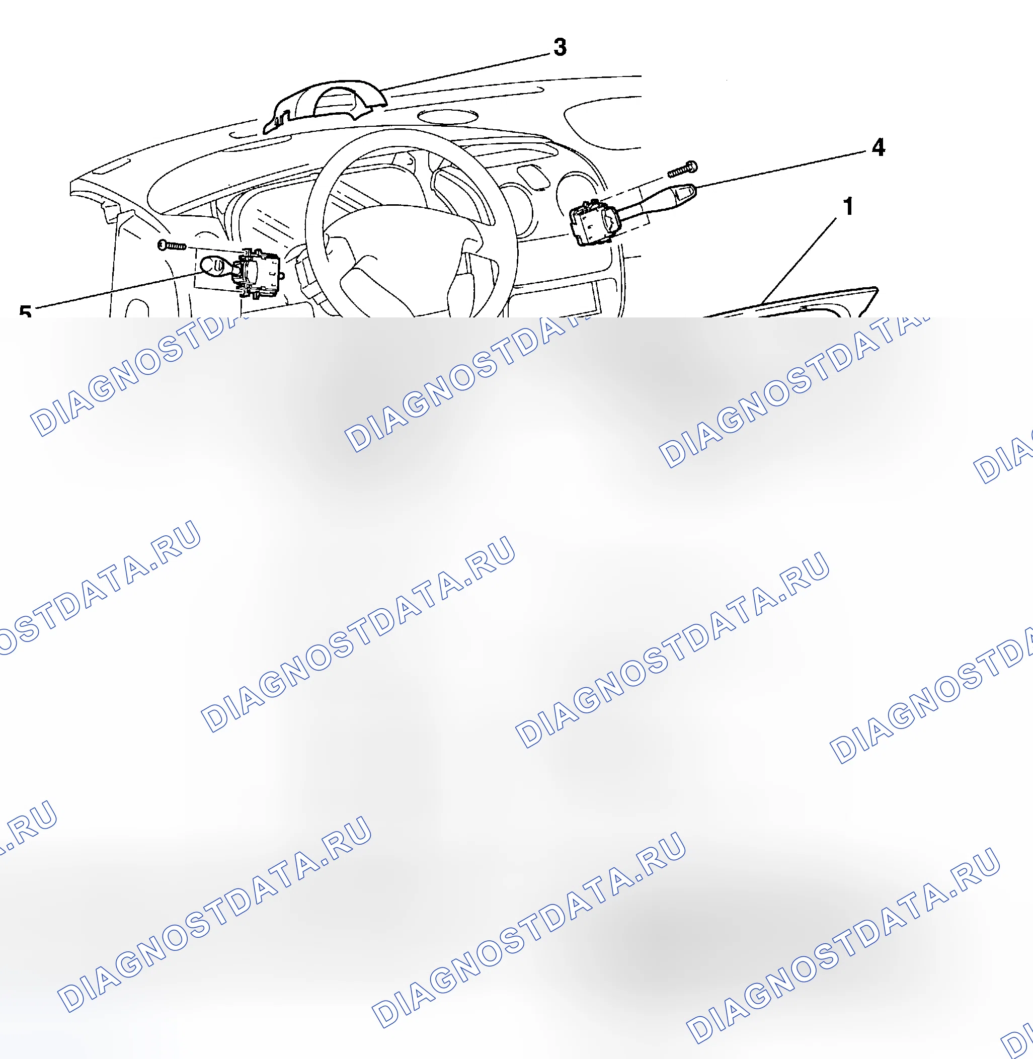 Рис. 1: ДЕМОНТАЖ И МОНТАЖ. Dodge Stratus II рестайлинг