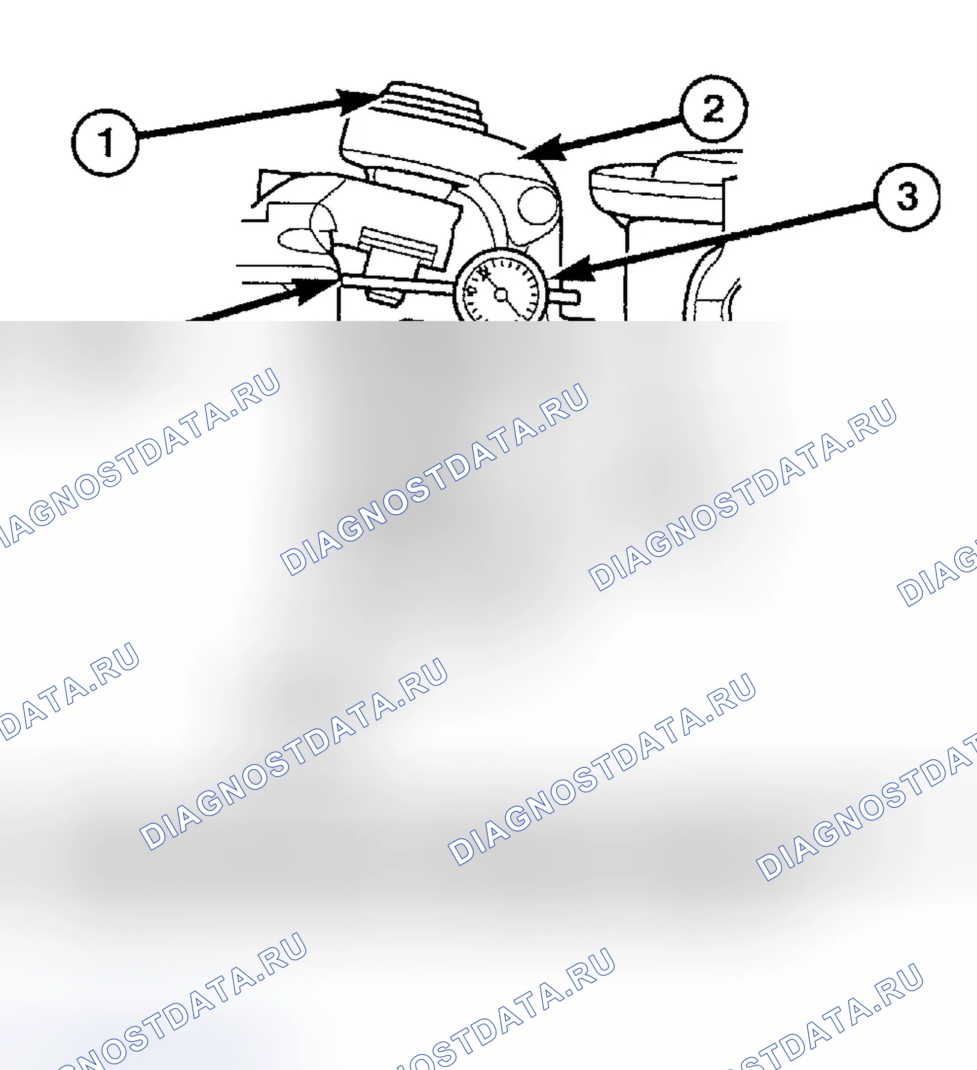 Рис. 67: Верхний шаровой шарнир. Dodge Pickup R1500 