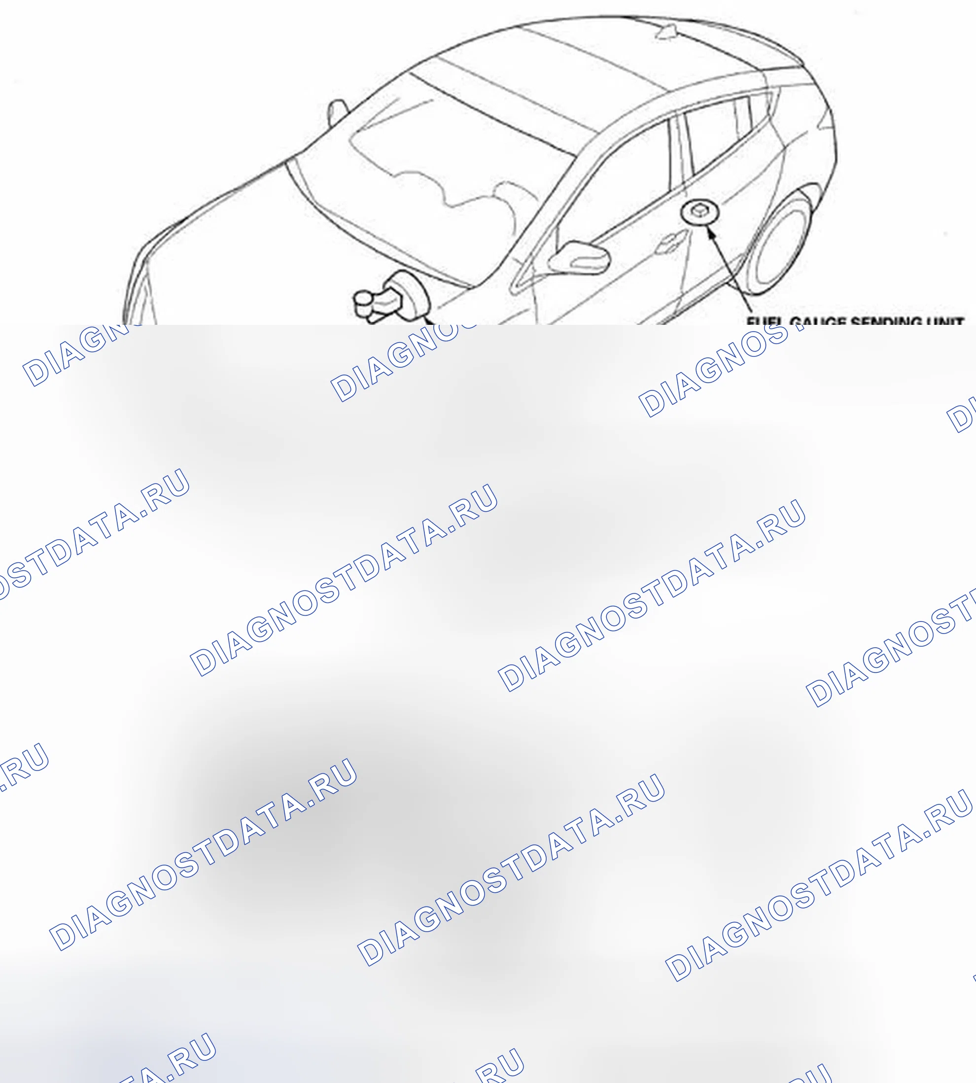 Рис. 1: Указатель расположения компонентов. Acura ZDX I