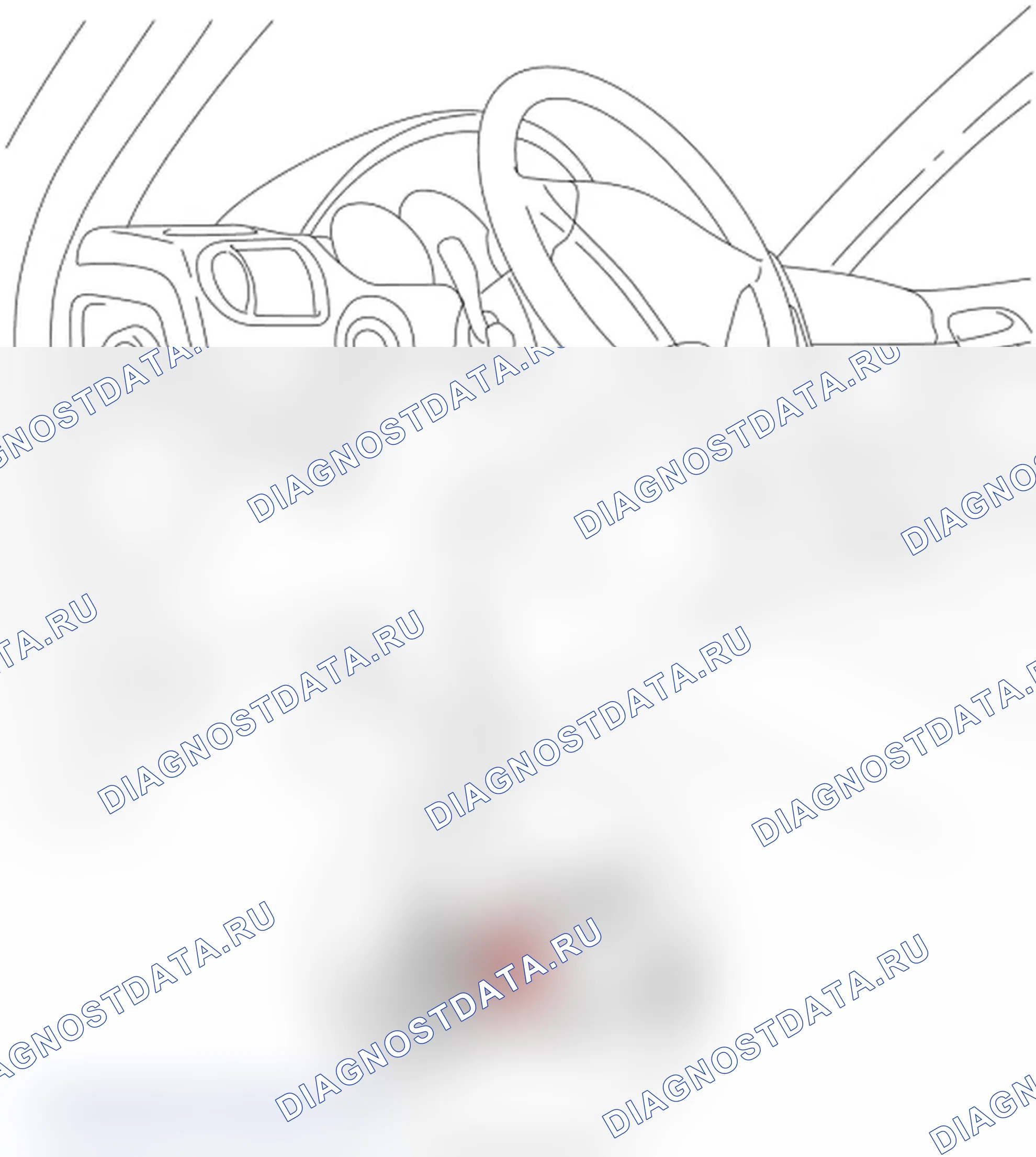 Рис. 90: Снятие реле для системы мойки фар. Porsche Cayenne S I рестайлинг