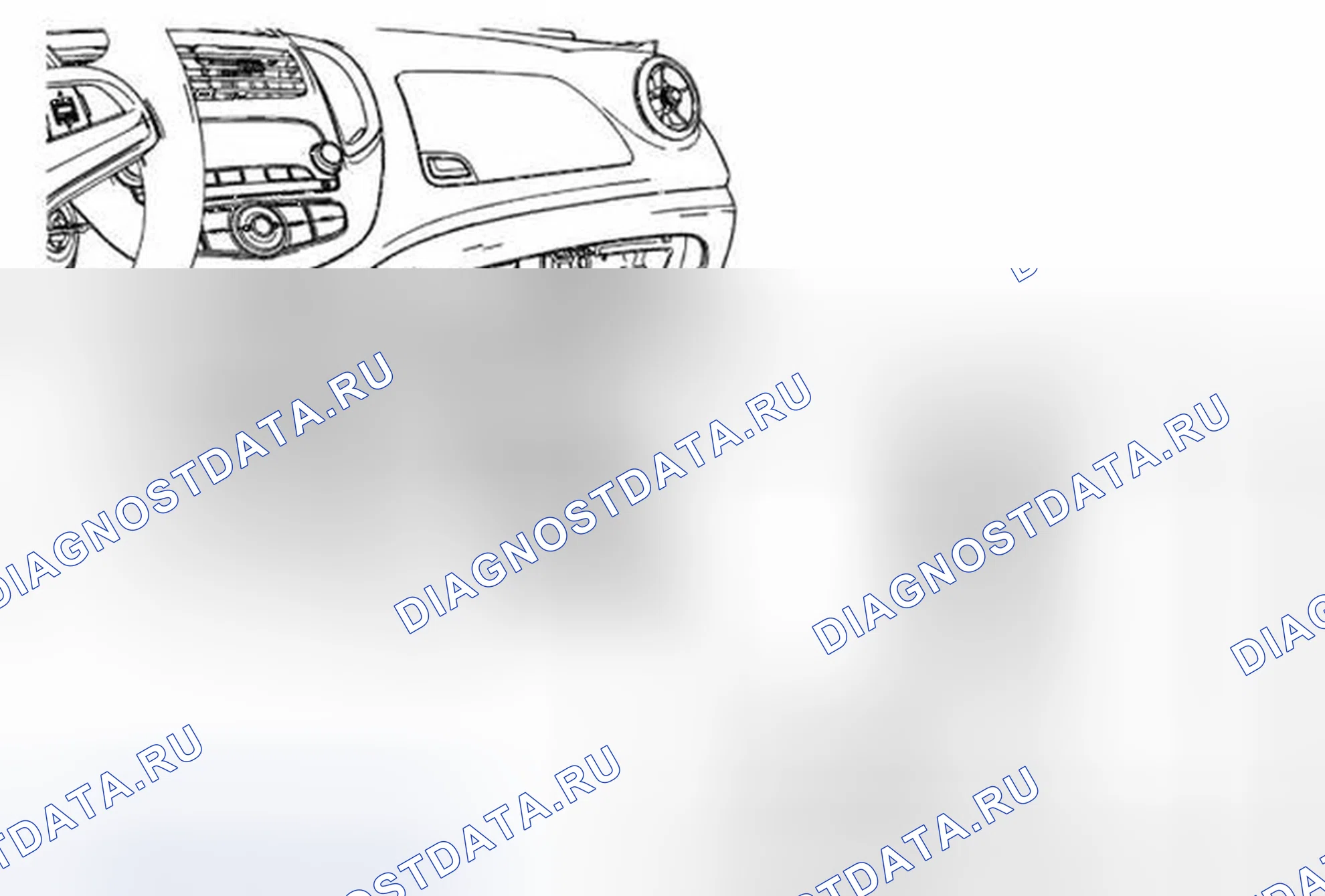 Рис. 27: Замена антенны интерфейса беспроводной связи (Trax). Buick Encore I