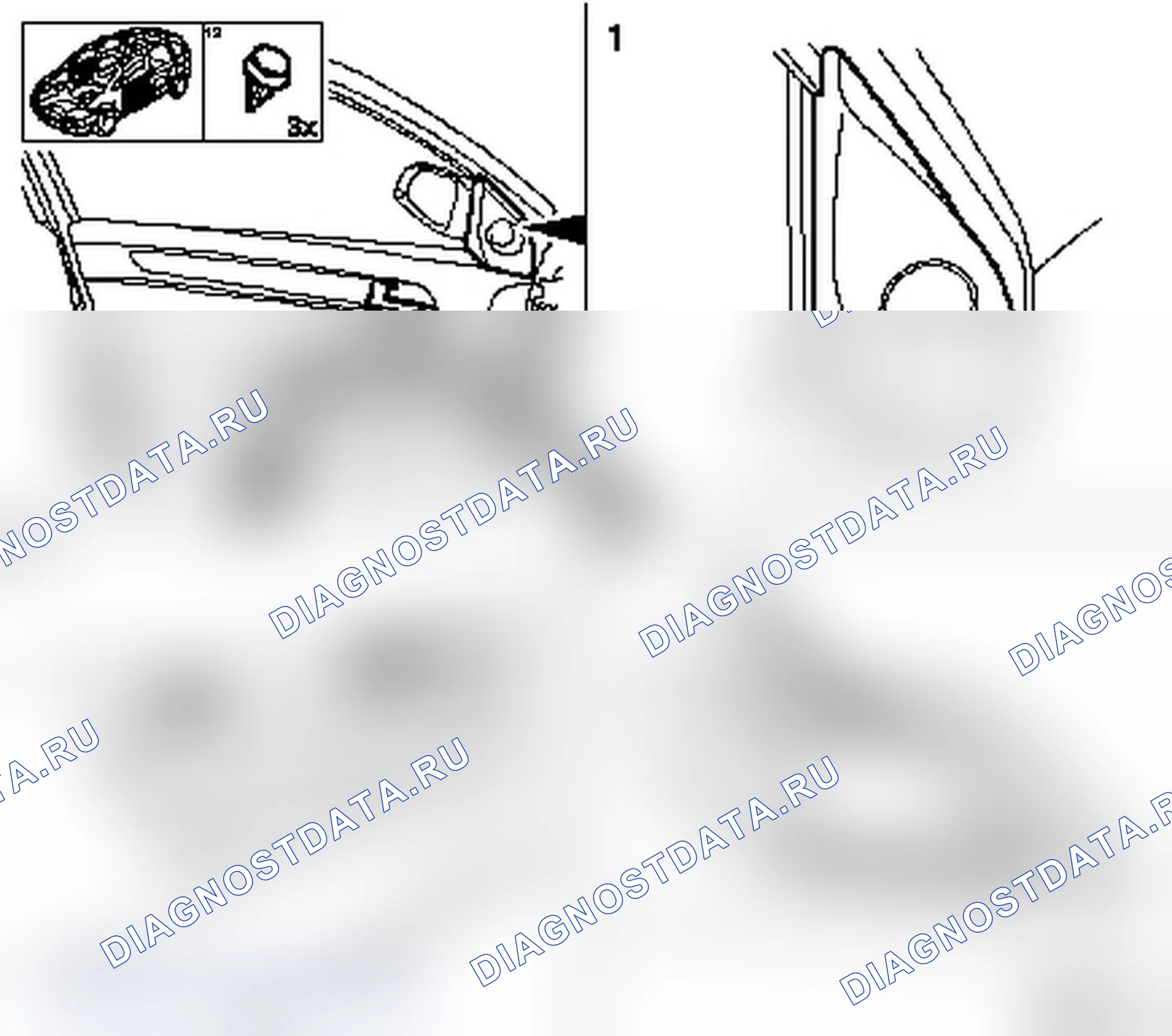 Замена приемника системы 'Open and Start' передней двери. Opel Astra H