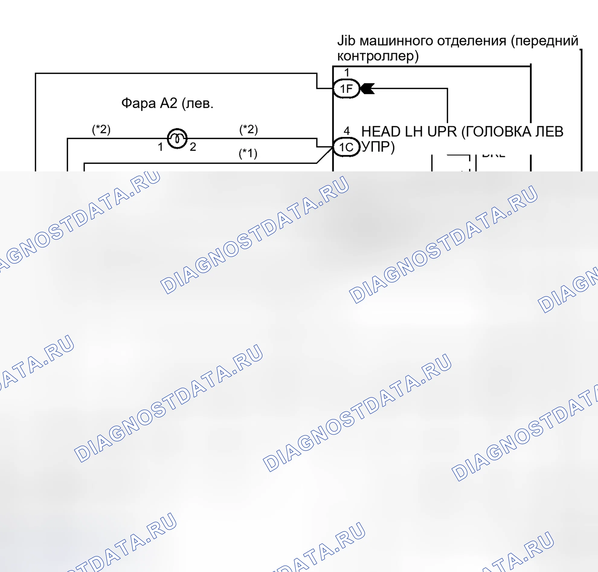 Рис. 148: электросхема. Toyota Avalon XX30 рестайлинг 2