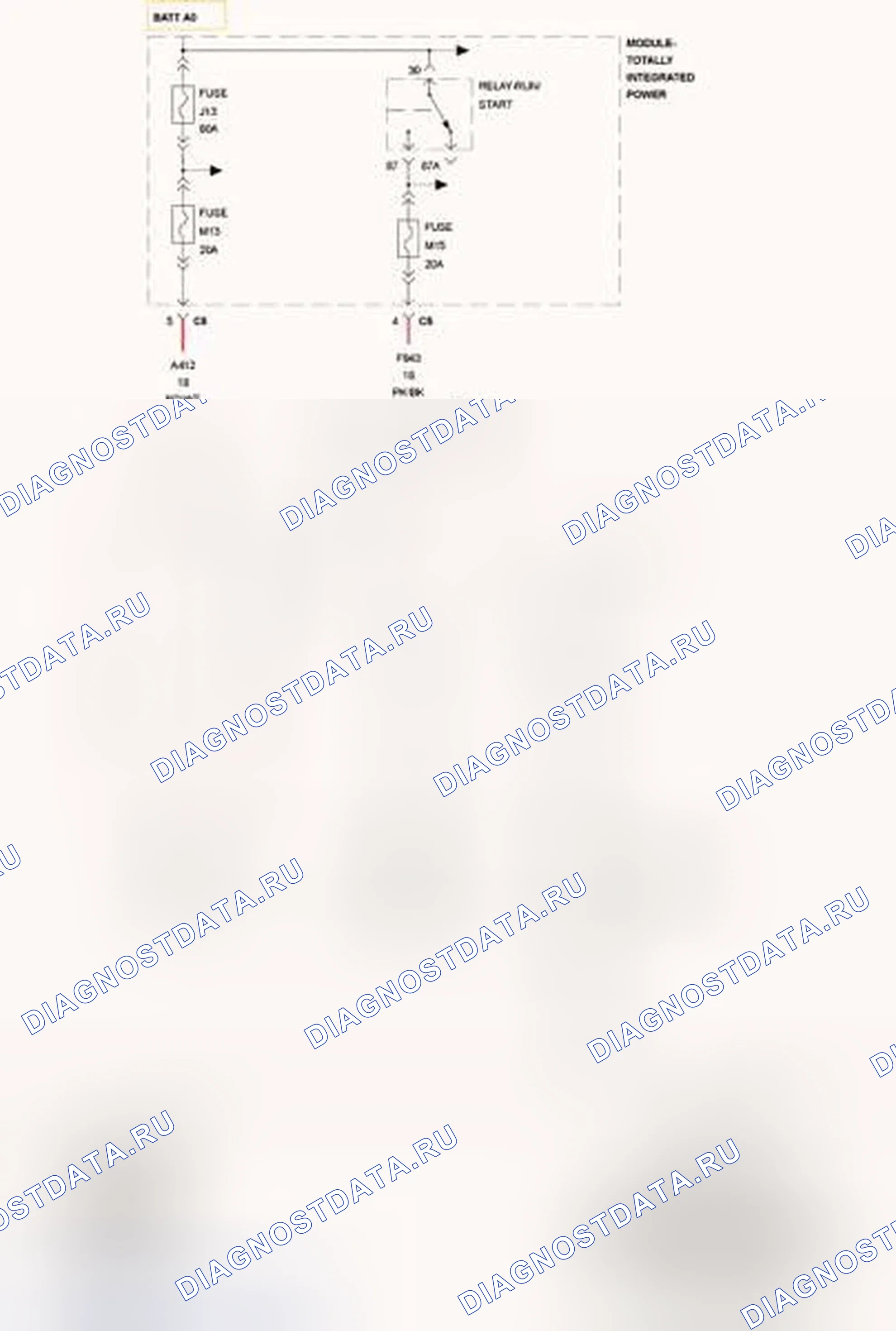 Рис. 810: Принципиальная схема. Dodge Journey I