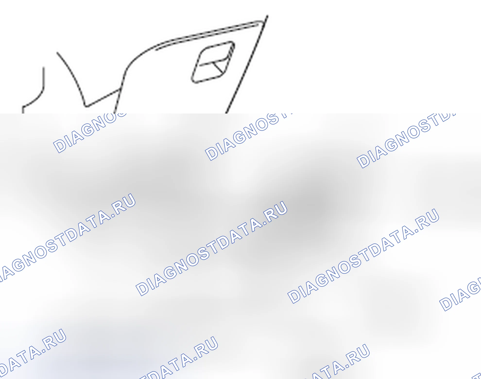 Рис. 207: Вид с торца разъема ЭБУ корпуса (B 4). Toyota 4Runner IV рестайлинг
