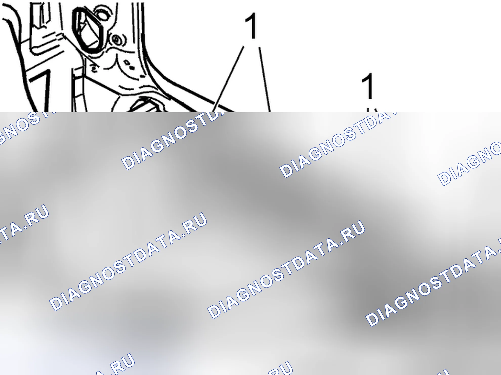 Рис. 603: Снятие заднего бампера. Volvo V70 II