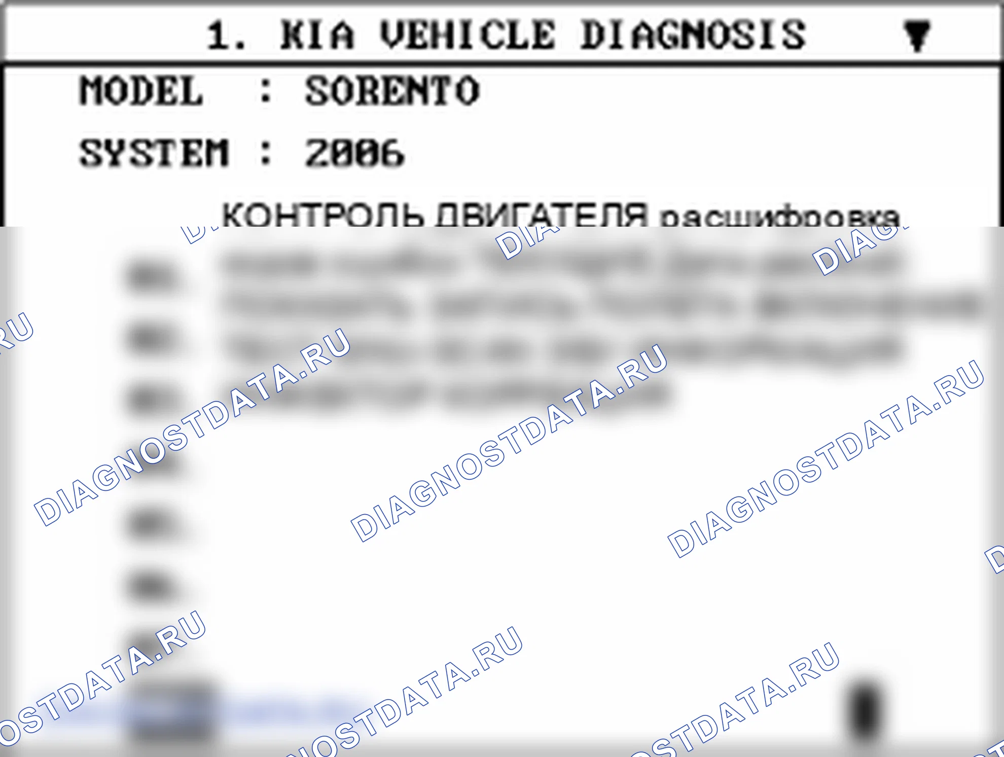 Замена инжектора. Kia Sorento BL