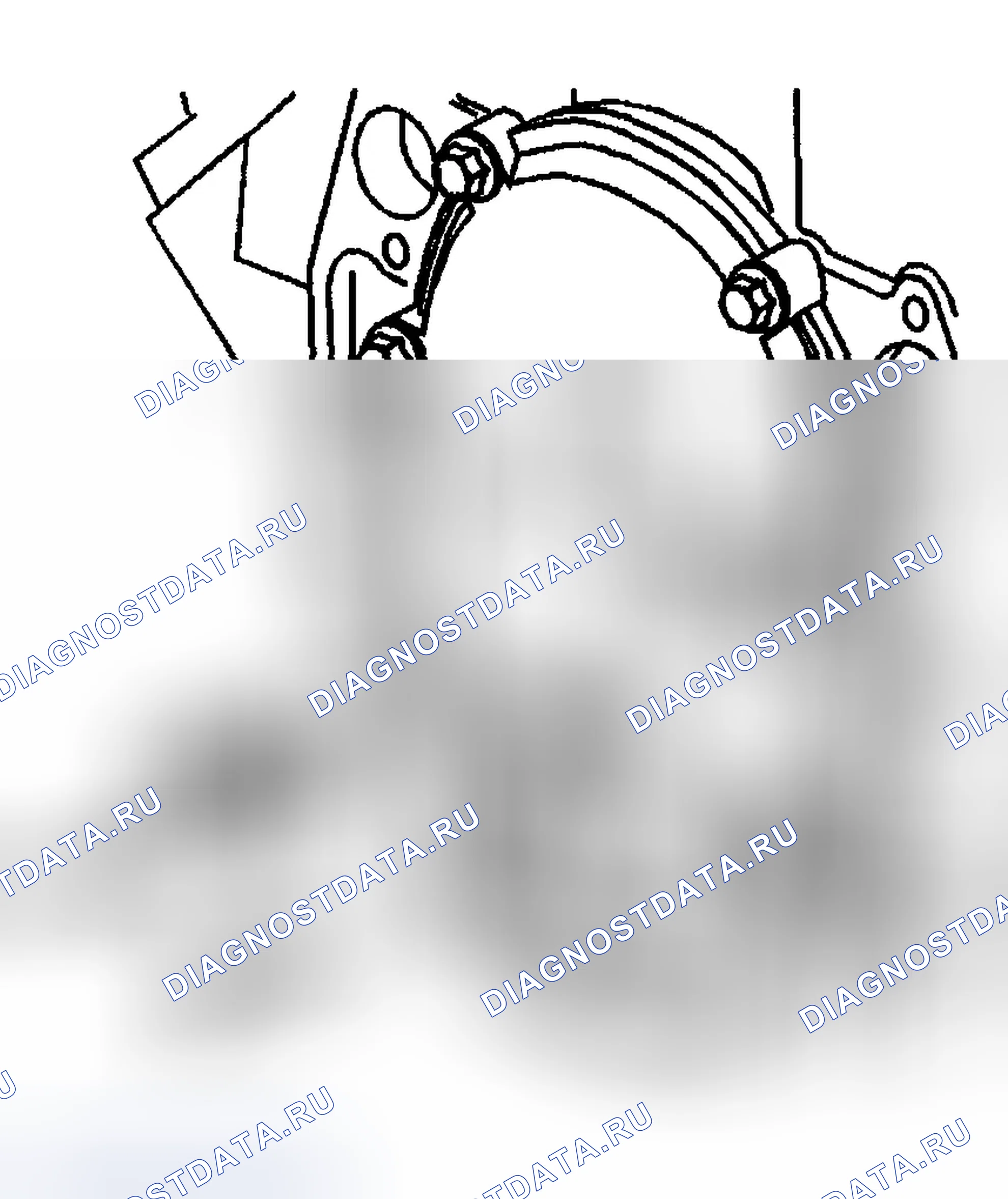 Рис. 1263: Снятие передней крышки двигателя. Chevrolet Silverado 2500 