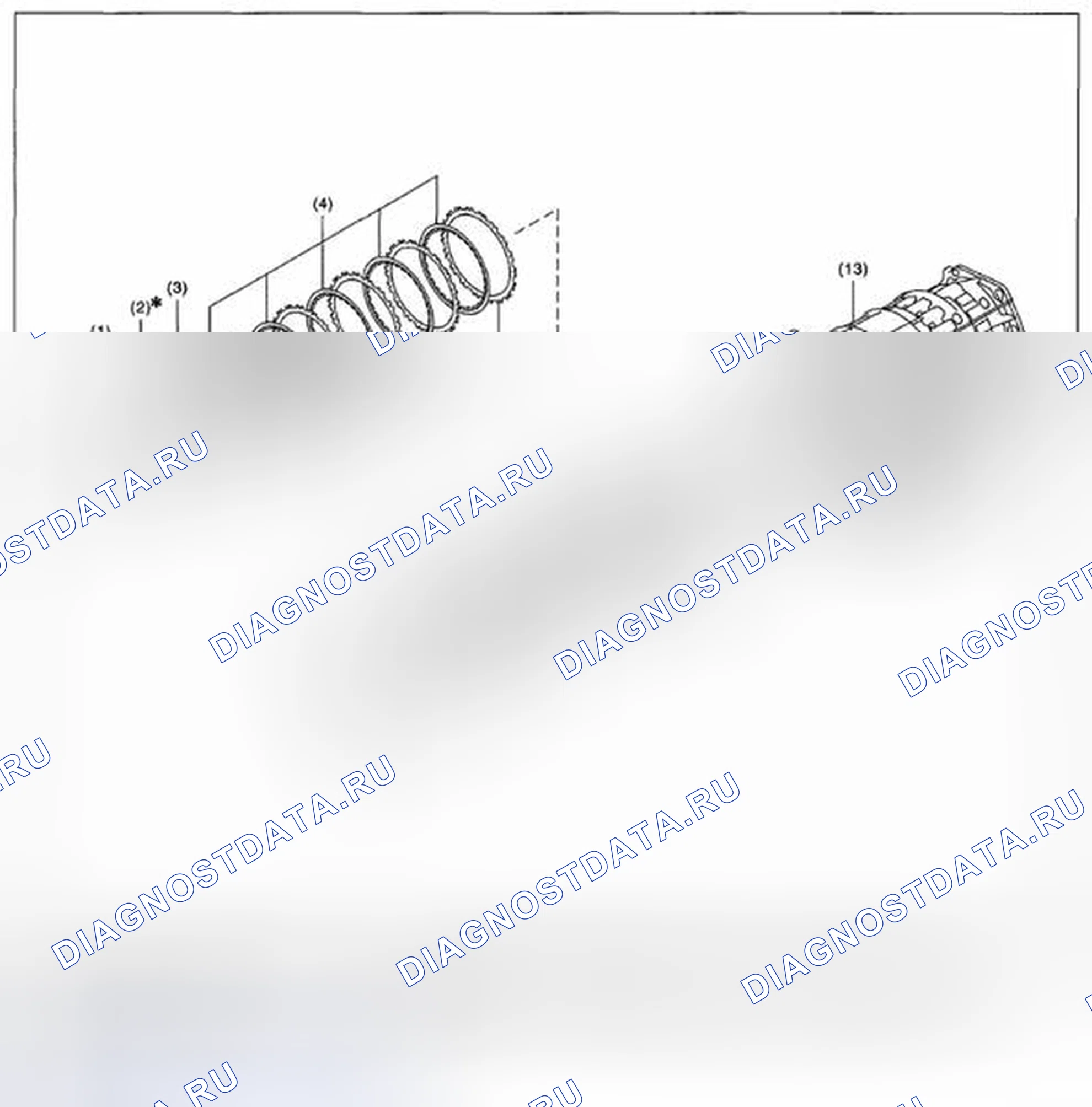 Рис. 146: ТОРМОЗ ЗАДНЕГО ХОДА. Subaru Legacy BM/BR