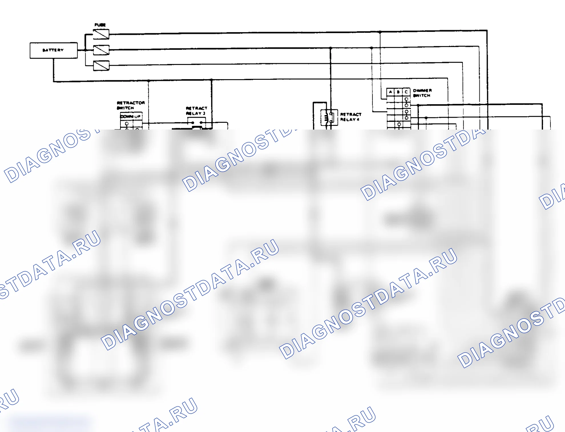 Рис. 2: СХЕМНЫЙ РЕЖИМ РАБОТЫ [A-2]. Nissan Pulsar N13
